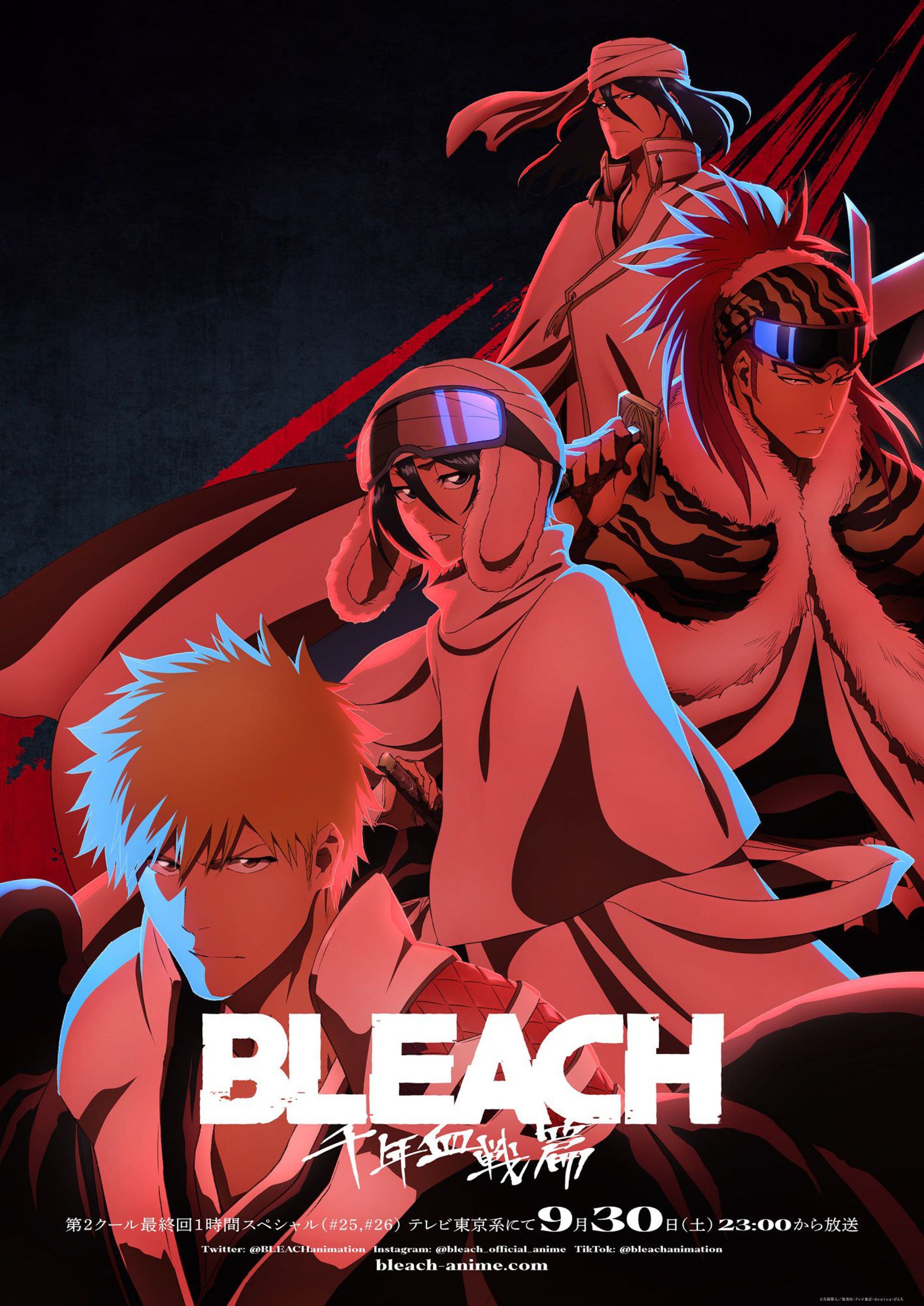 پوستر جدید انیمه Bleach: Thousand-Year Blood War 