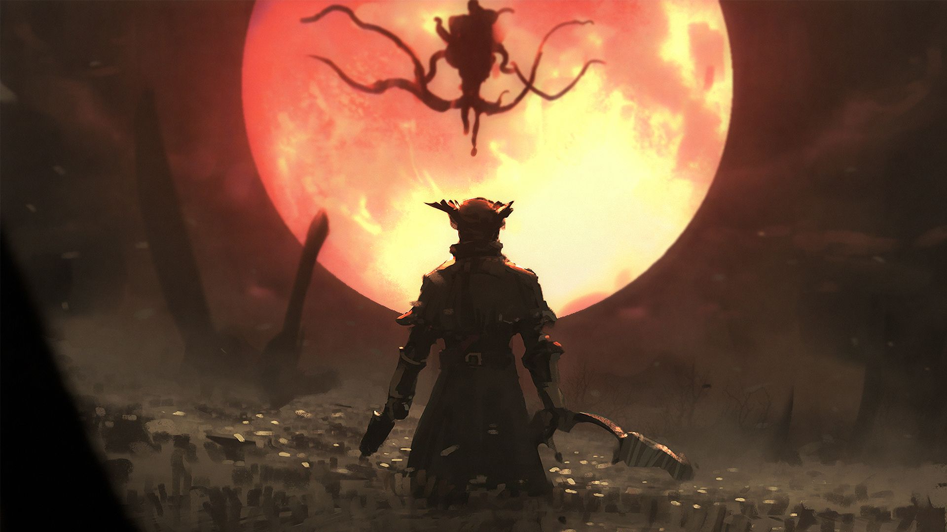 مبارزه با موجودات اهریمنی در بازی Bloodborne 