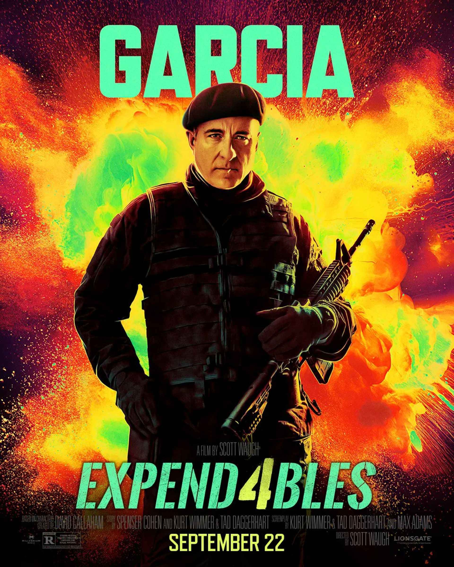 پوستر کاراکتر اندی گارسیا  در فیلم Expendables 4