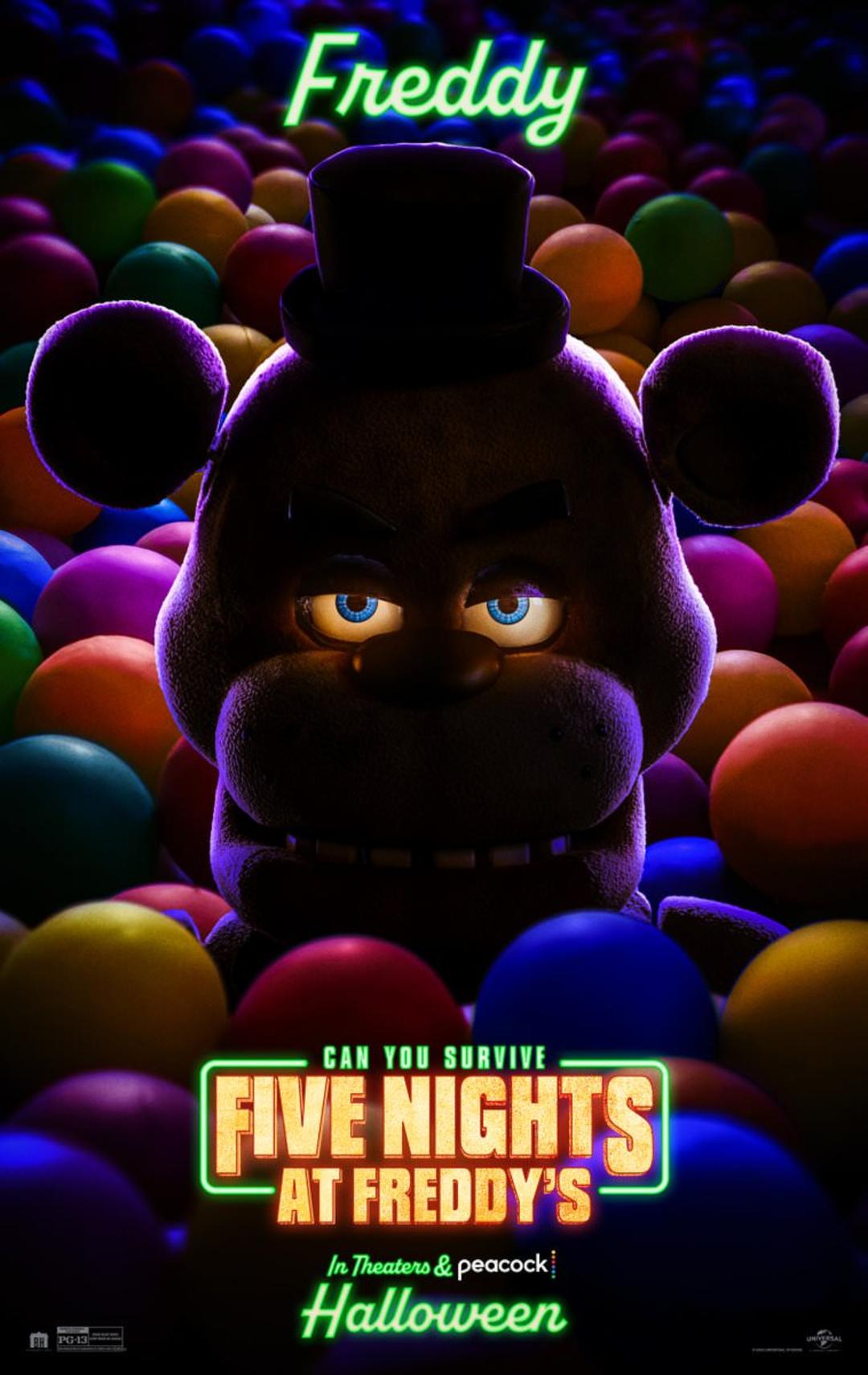 عروسک خرسی قاتل در پوستر جدید فیلم Five Nights at Freddy's