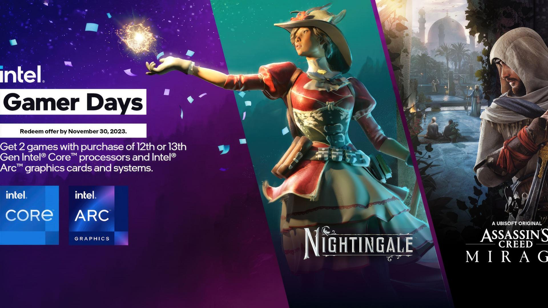 باندل پردازنده ها و GPUهای جدید اینتل با بازی های Assassin’s Creed Mirage و Nightingale