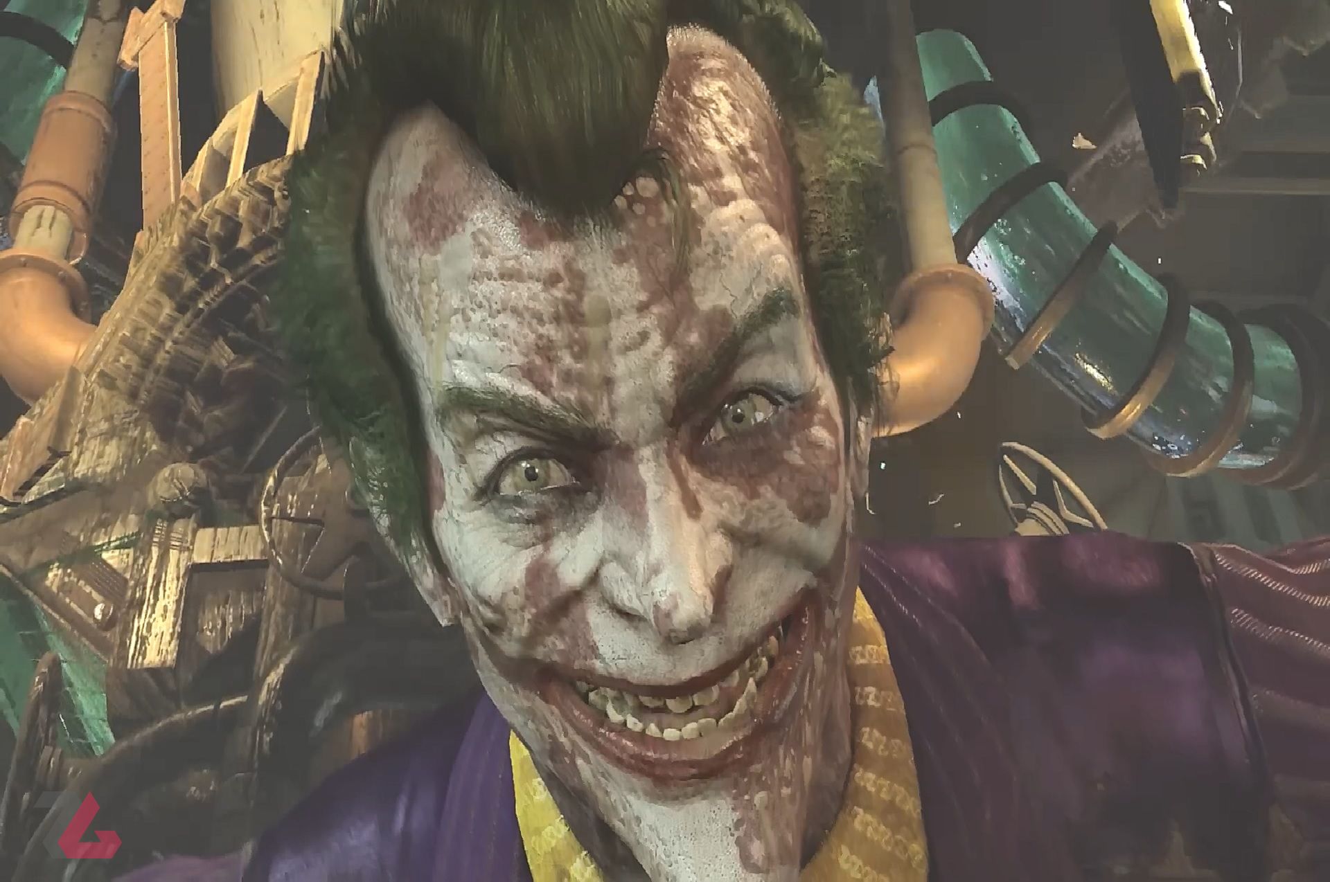 جوکر در میدان دید بازیکن در Batman Arkham Knight