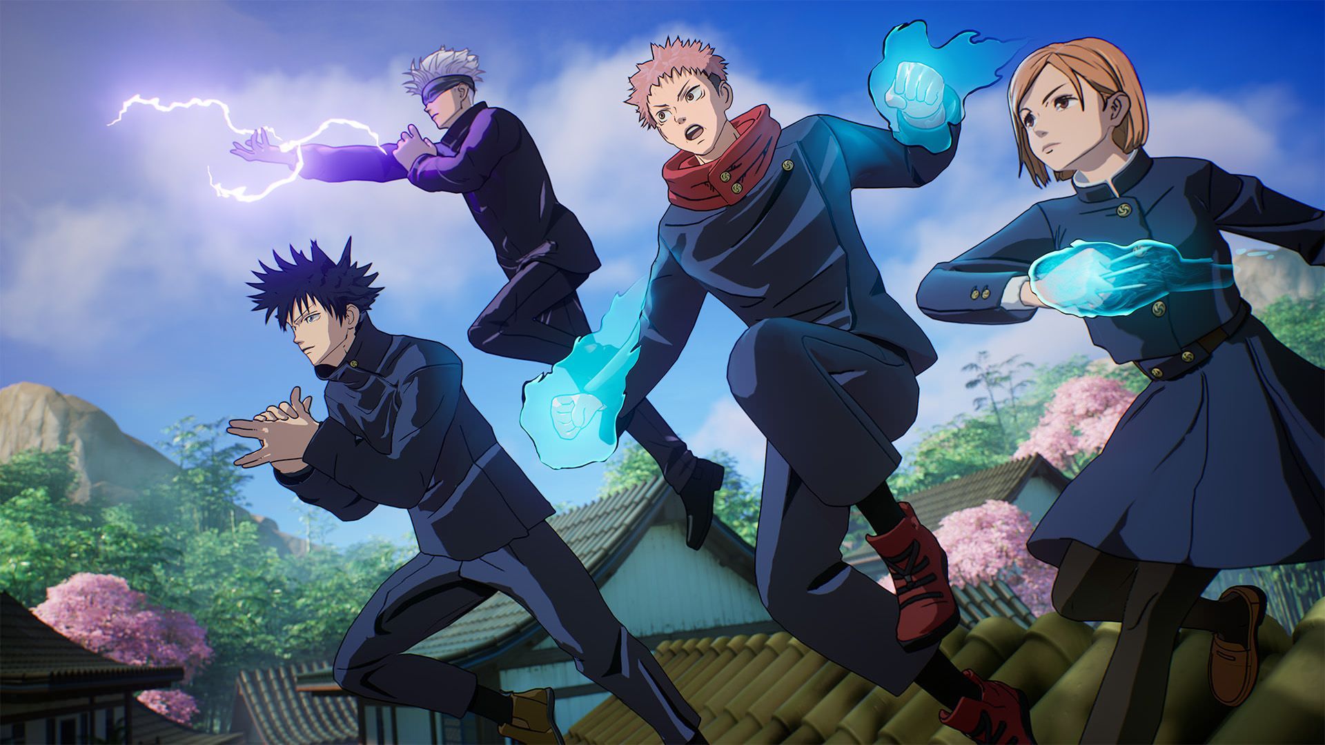 کراس اور انیمه Jujutsu Kaisen و بازی Fortnite