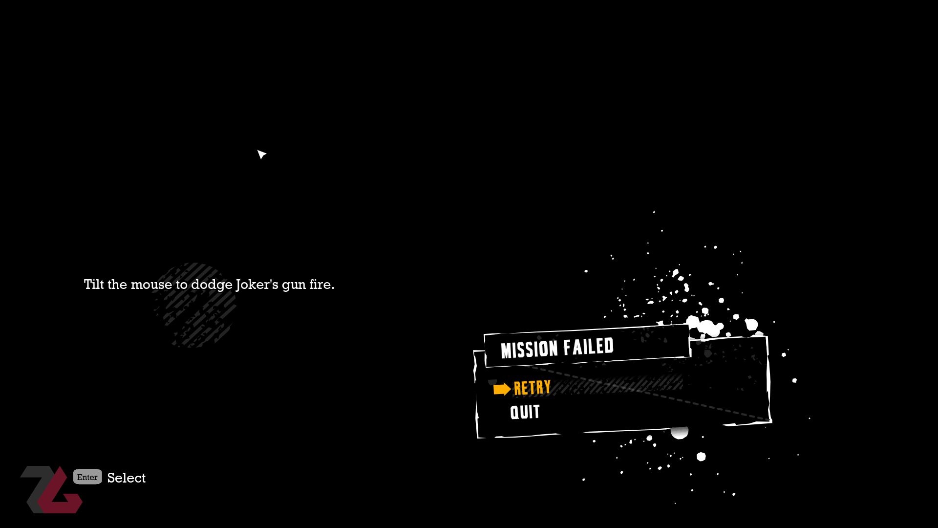 پیام غیر واقعی بازی Arkham Asylum به بازیکن در توهم بتمن