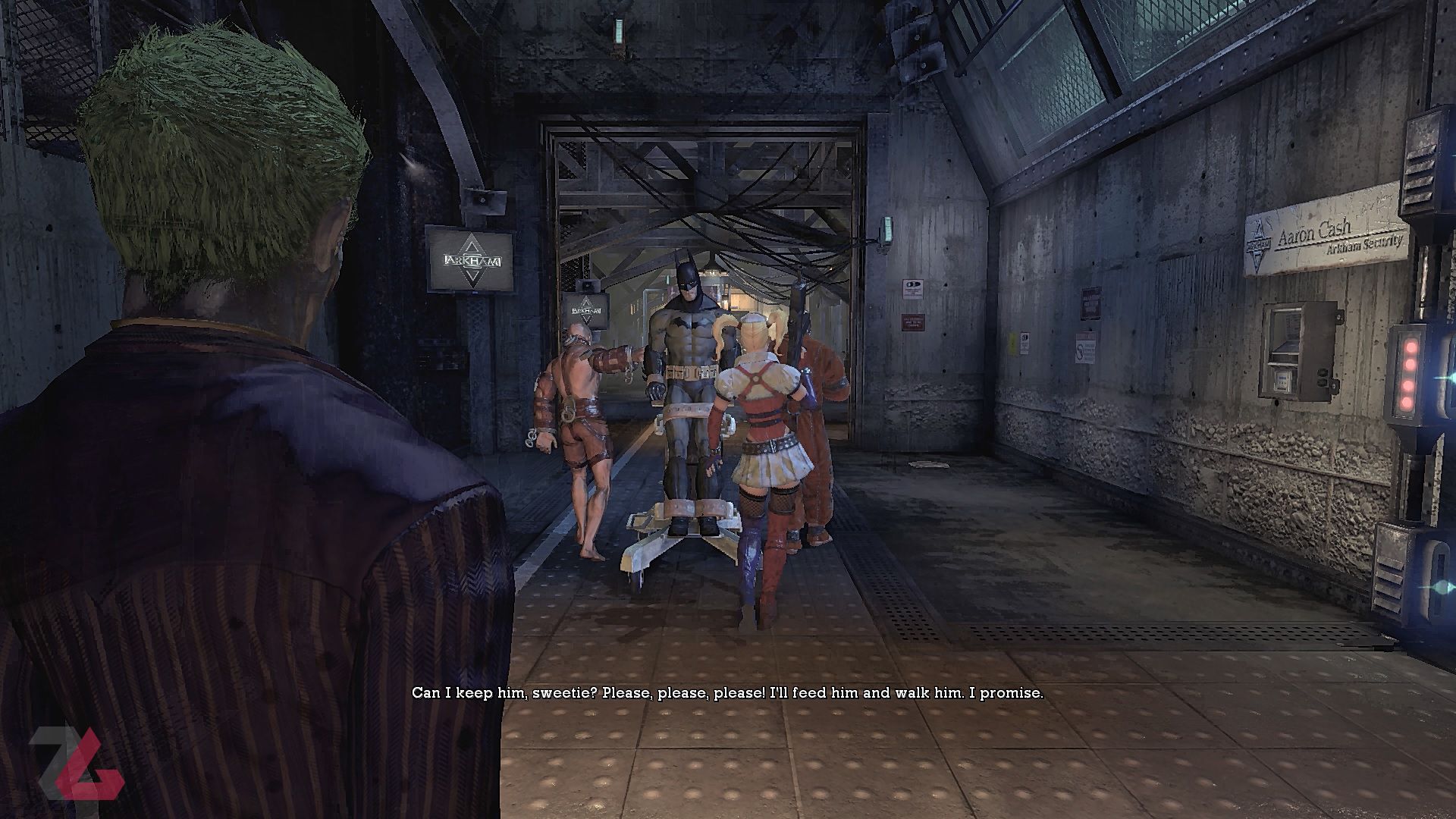 بازی در نقش جوکر از بازی Batman: Arkham Asylum