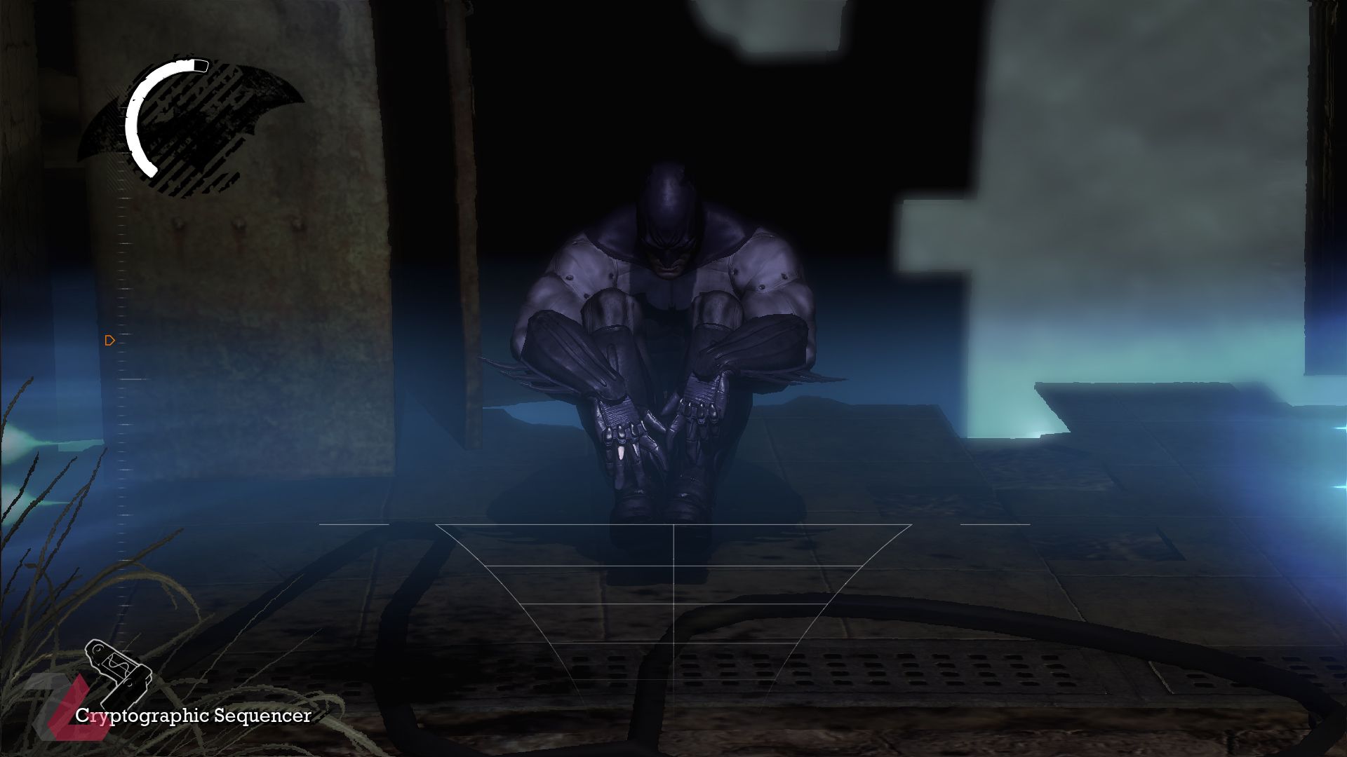 بتمن ناراحت در بازی Arkham Asylum