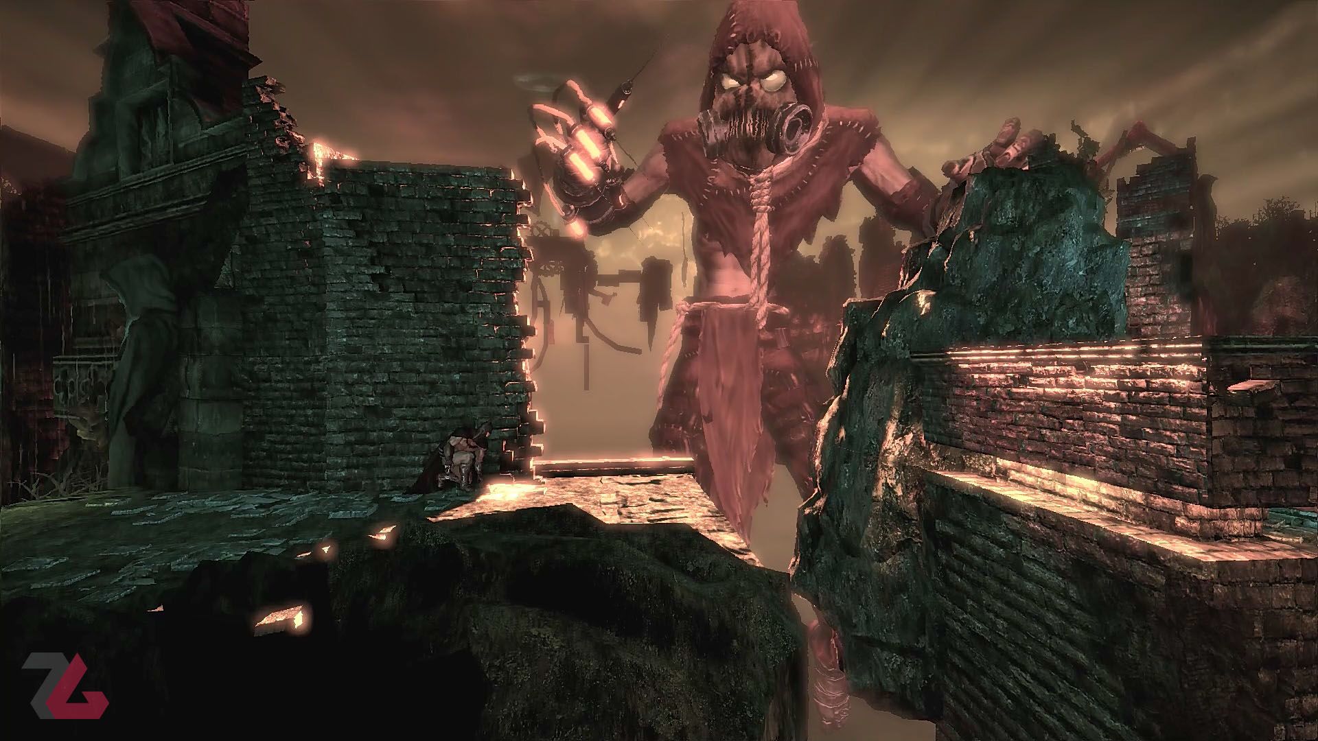 مبارزه با مترسک در بازی Batman: Arkham Asylum