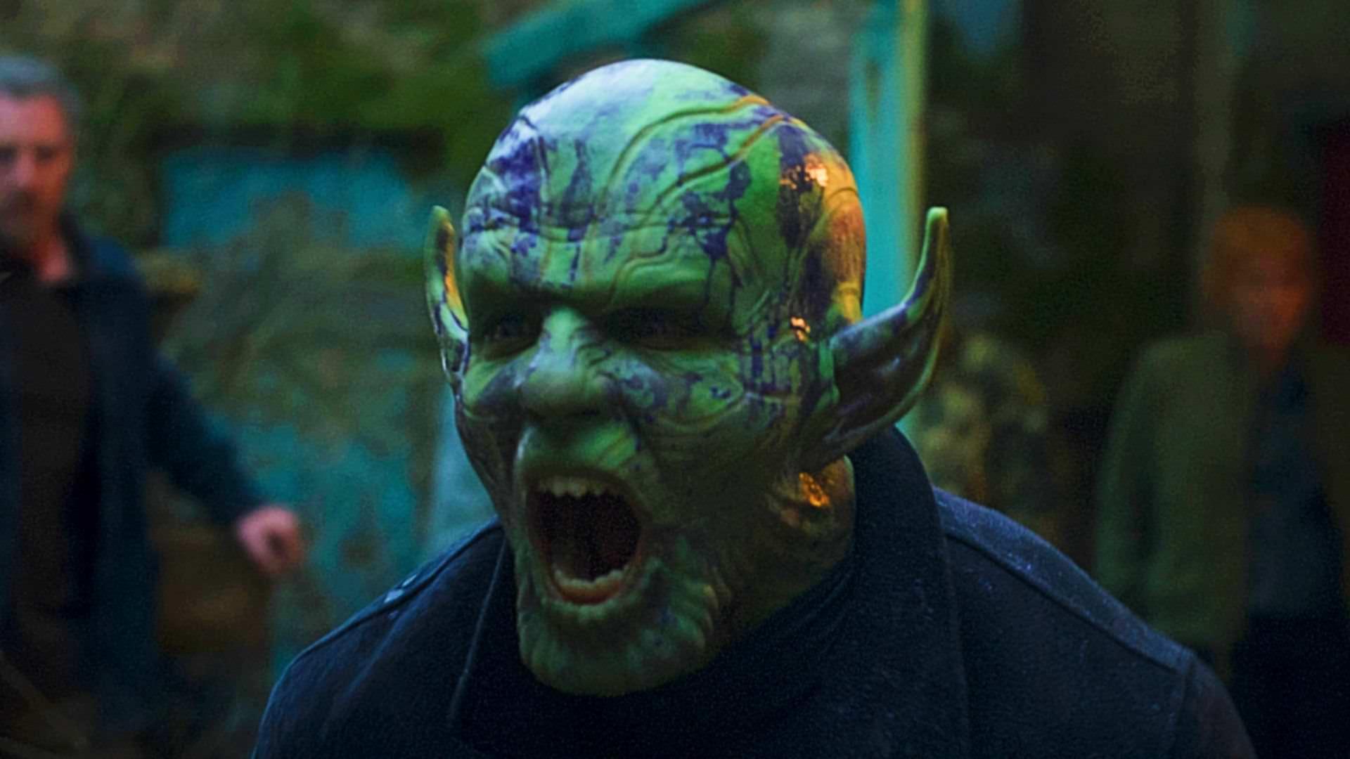 گرویک در حال فریاد زدن در سریال Secret Invasion