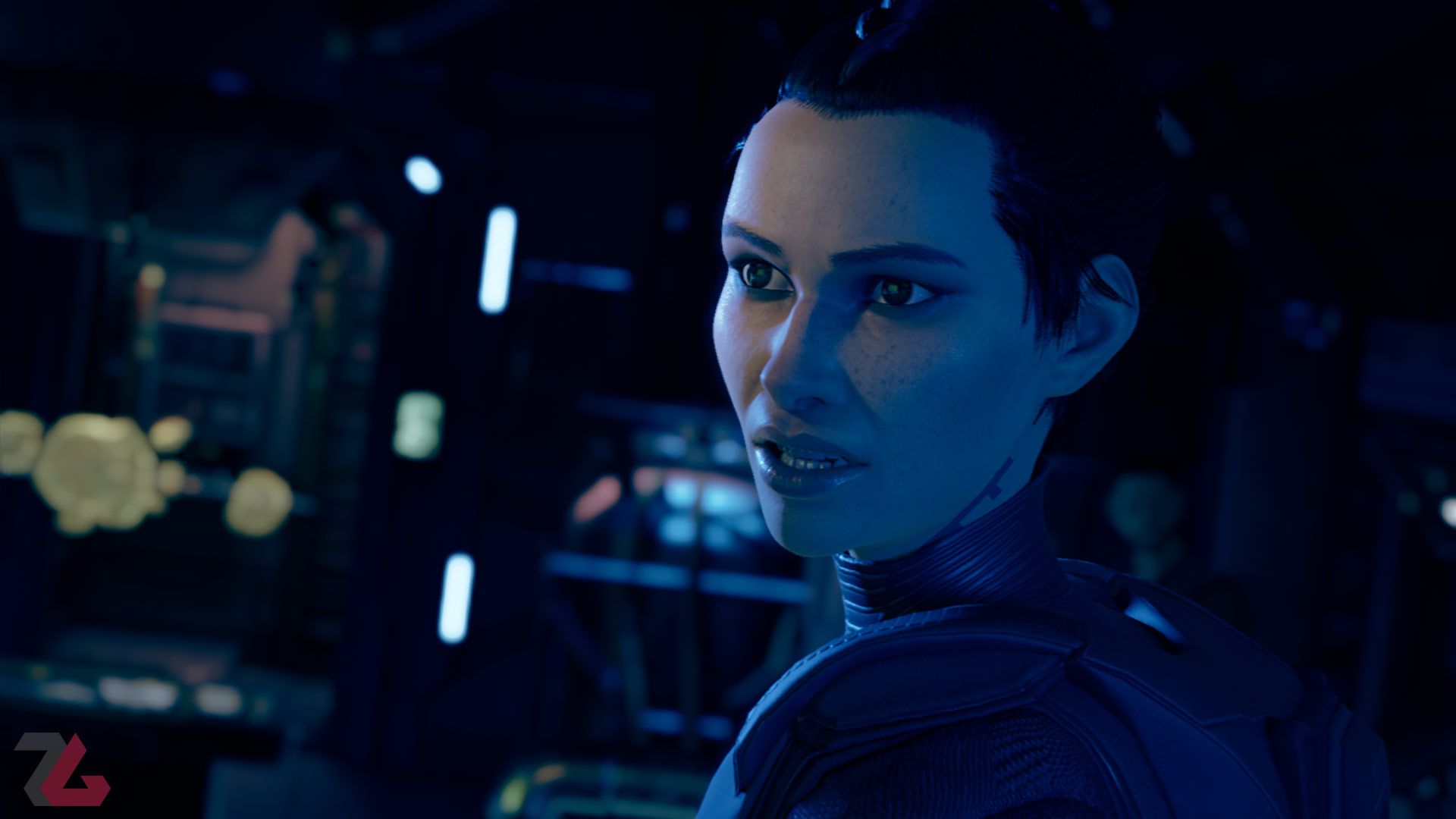 کامینا درامر در اپیزود ۲ بازی The Expanse: A Telltale Series