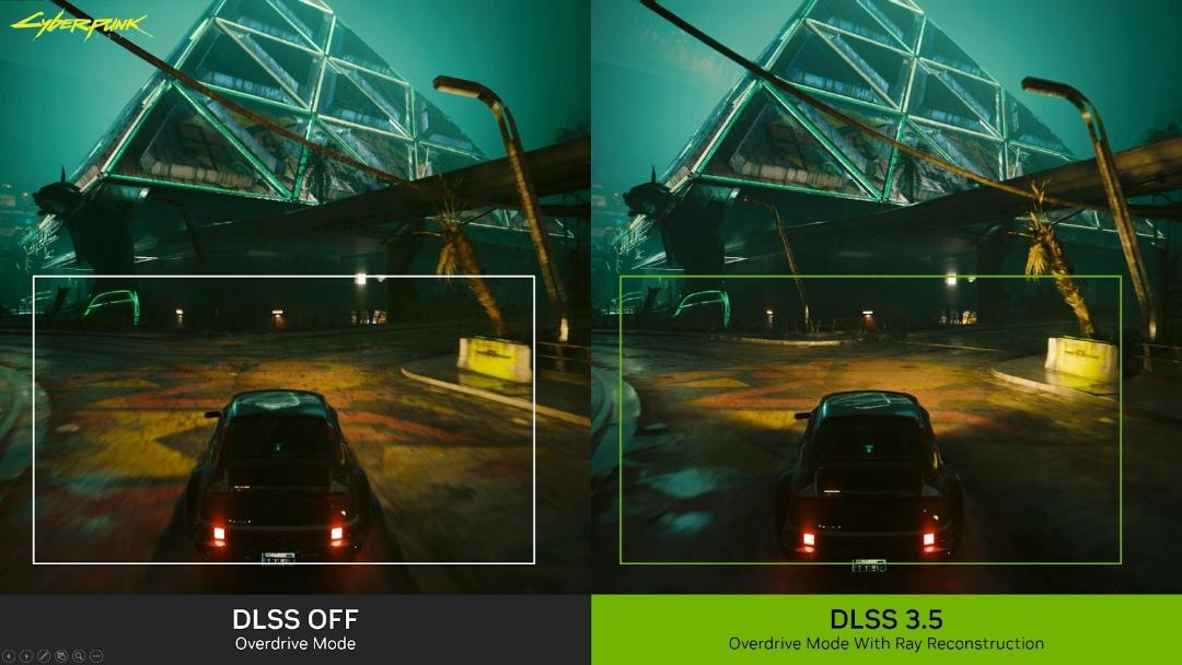 DLSS 3.5 در سایبرپانک 2077