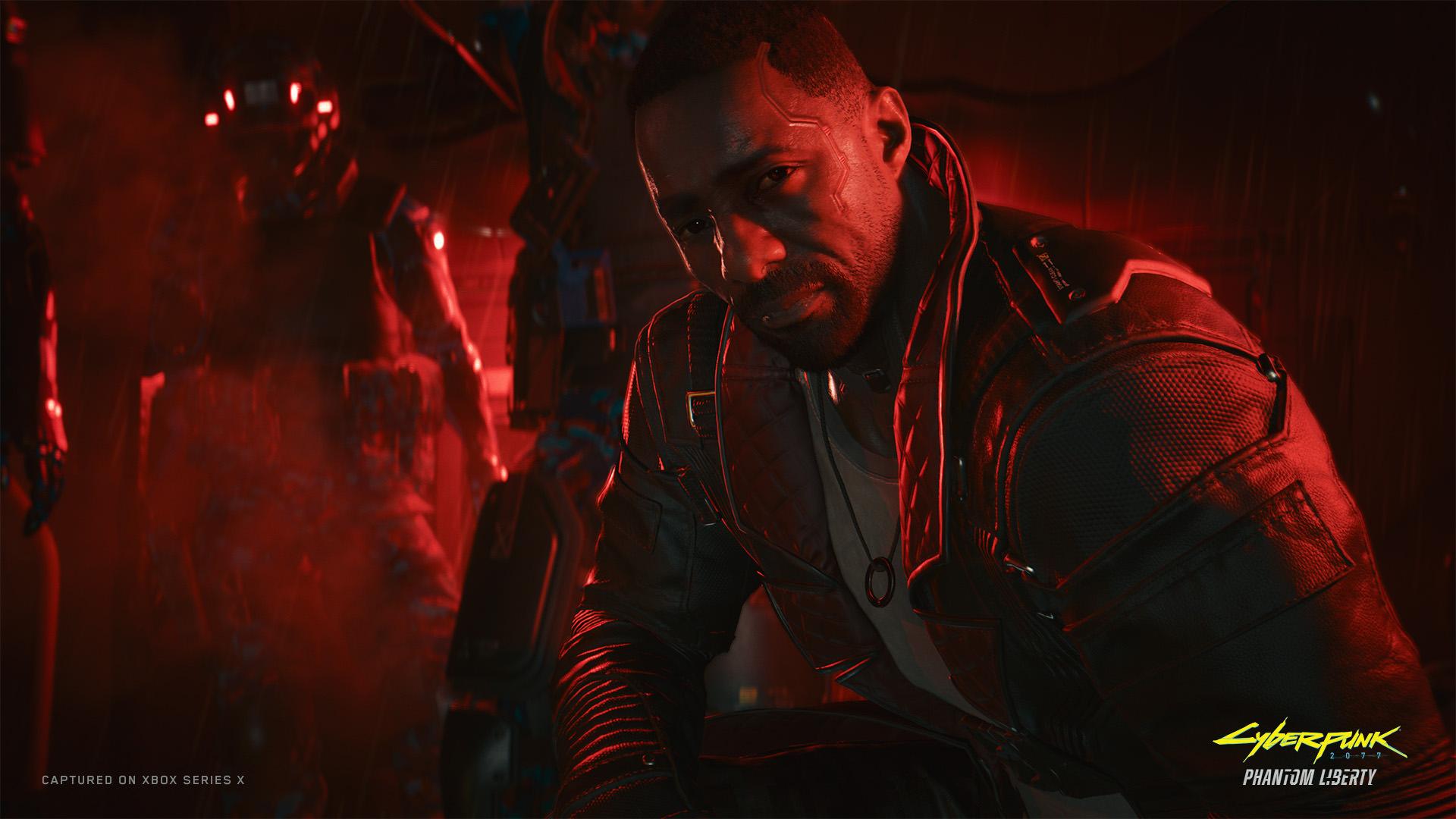 ادریس آلبا در بازی Cyberpunk 2077: Phantom Liberty