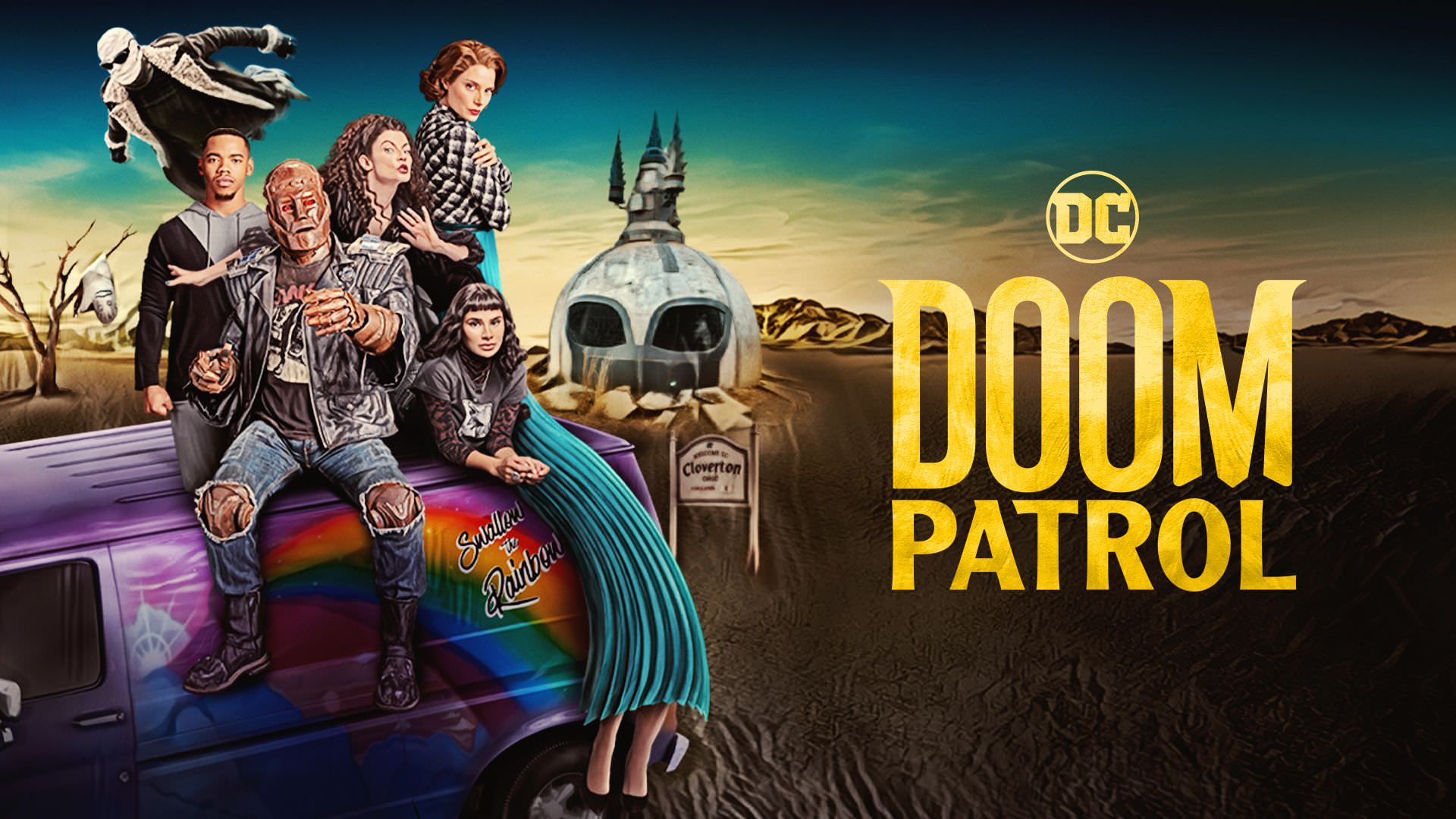 پوستر فصل چهارم سریال Doom Patrol