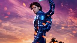 بلو بیتل در پوستر فیلم Blue Beetle 