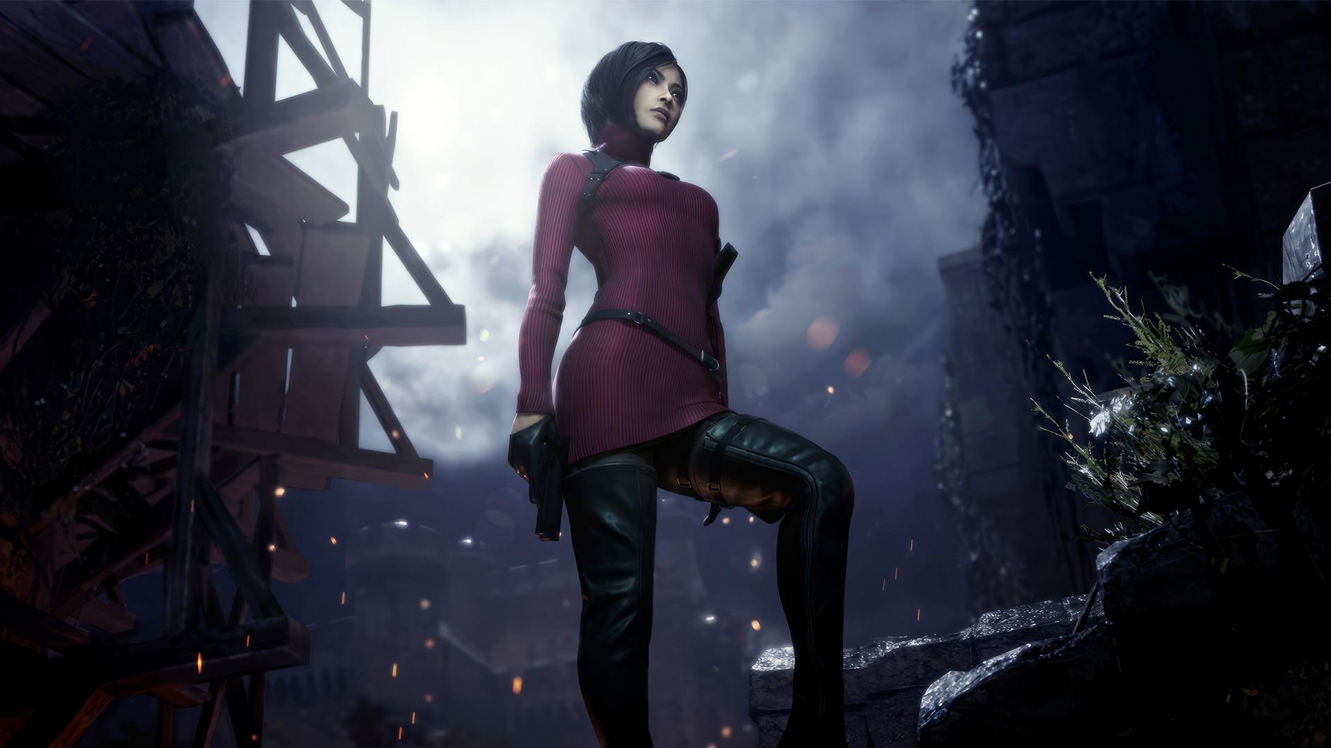 آمادگی ایدا وانگ برای مقابله با زامبی‌ها در بسته الحاقی Separate Ways بازی Resident Evil 4 Remake