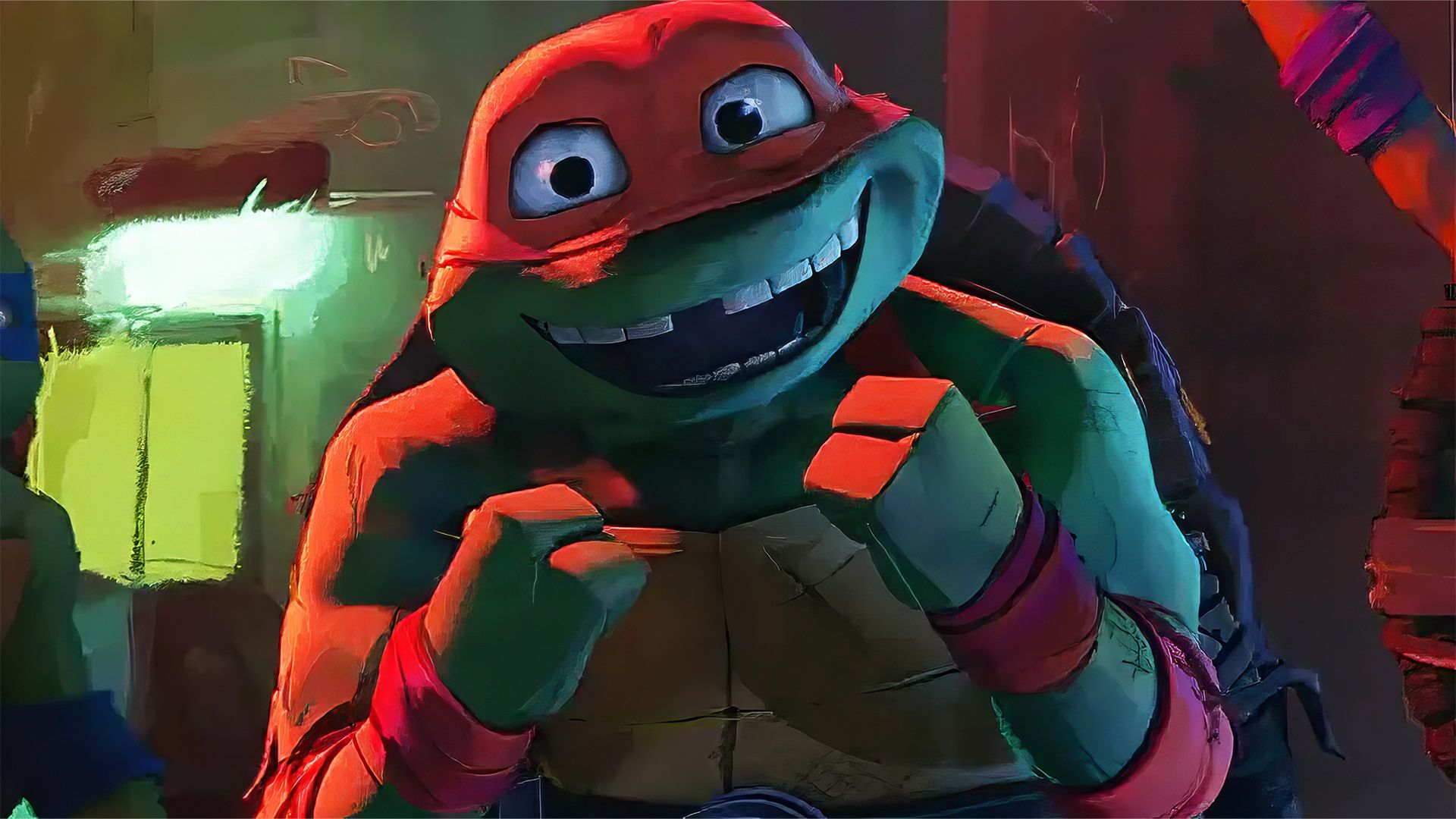 ذوق‌زدگی مایکل‌انجلو در انیمیشن Teenage Mutant Ninja Turtles: Mutant Mayhem 