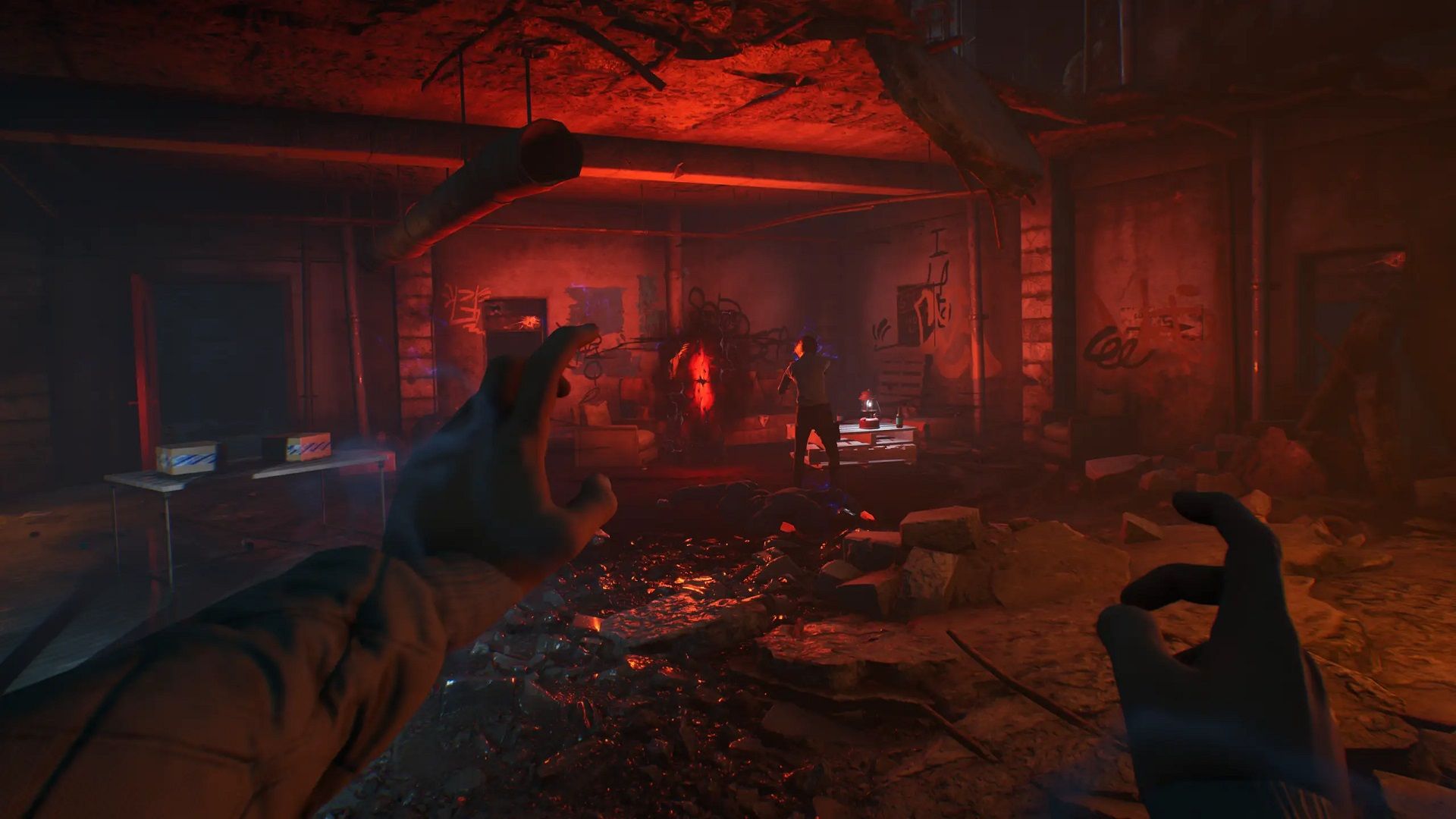 گیم‌پلی بازی Vampire: The Masquerade – Bloodlines 2 در محیط تاریک 