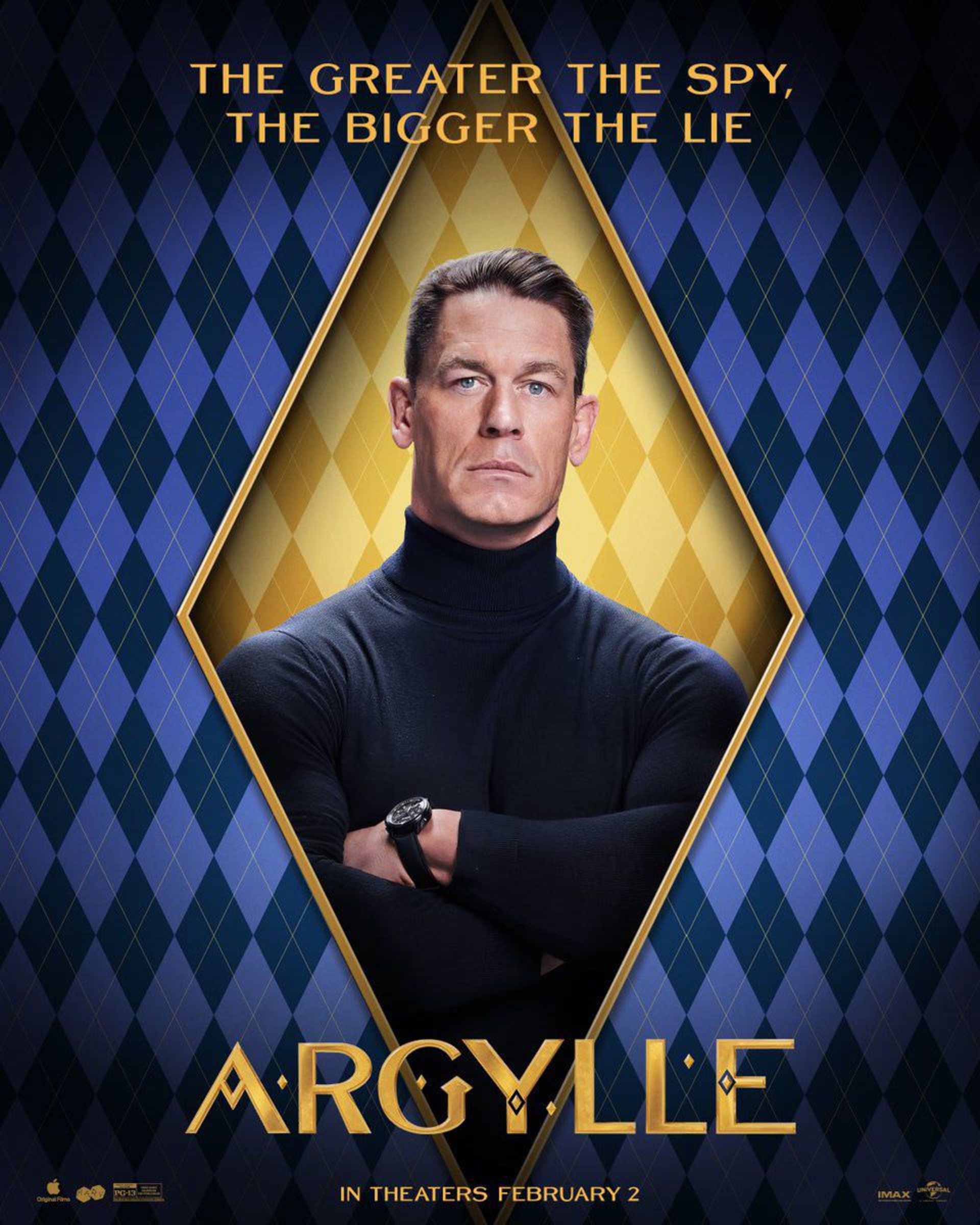 پوستر شخصیت جان سینا در فیلم Argylle 