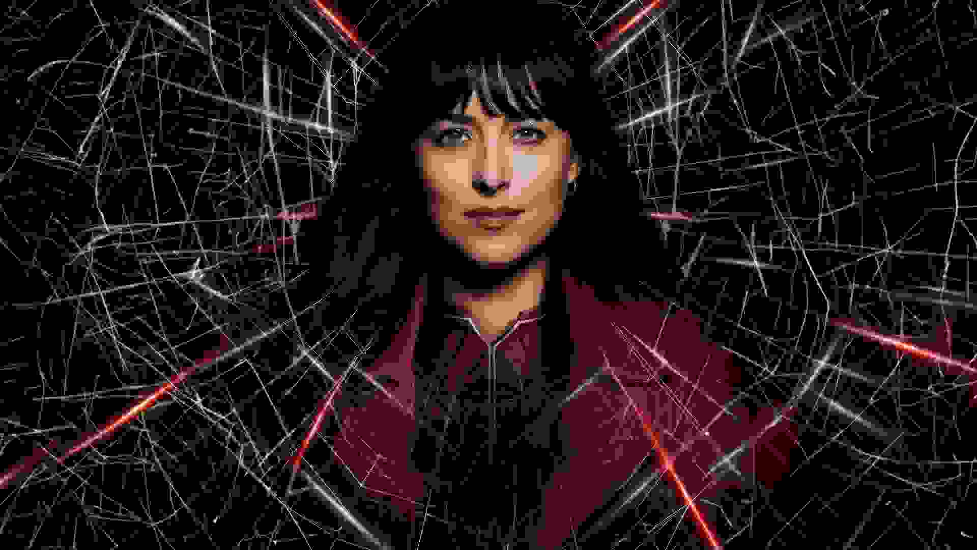 داکوتا جانسون در نقش مادام وب در پوستر فیلم Madame Web