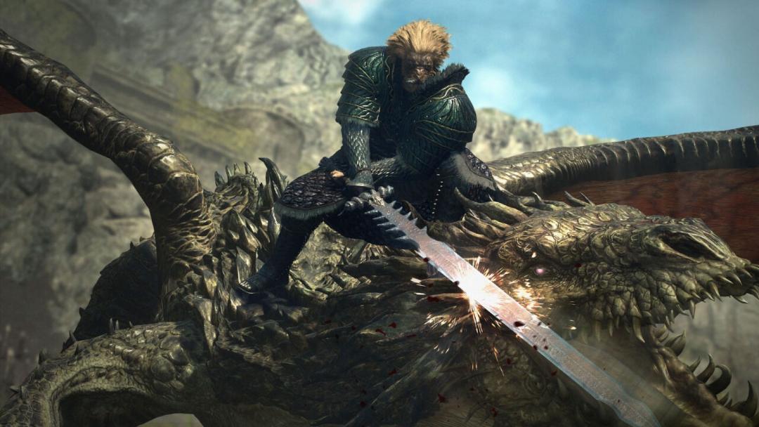 سلاخی اژدها با شمشیر در بازی Dragon’s Dogma 2