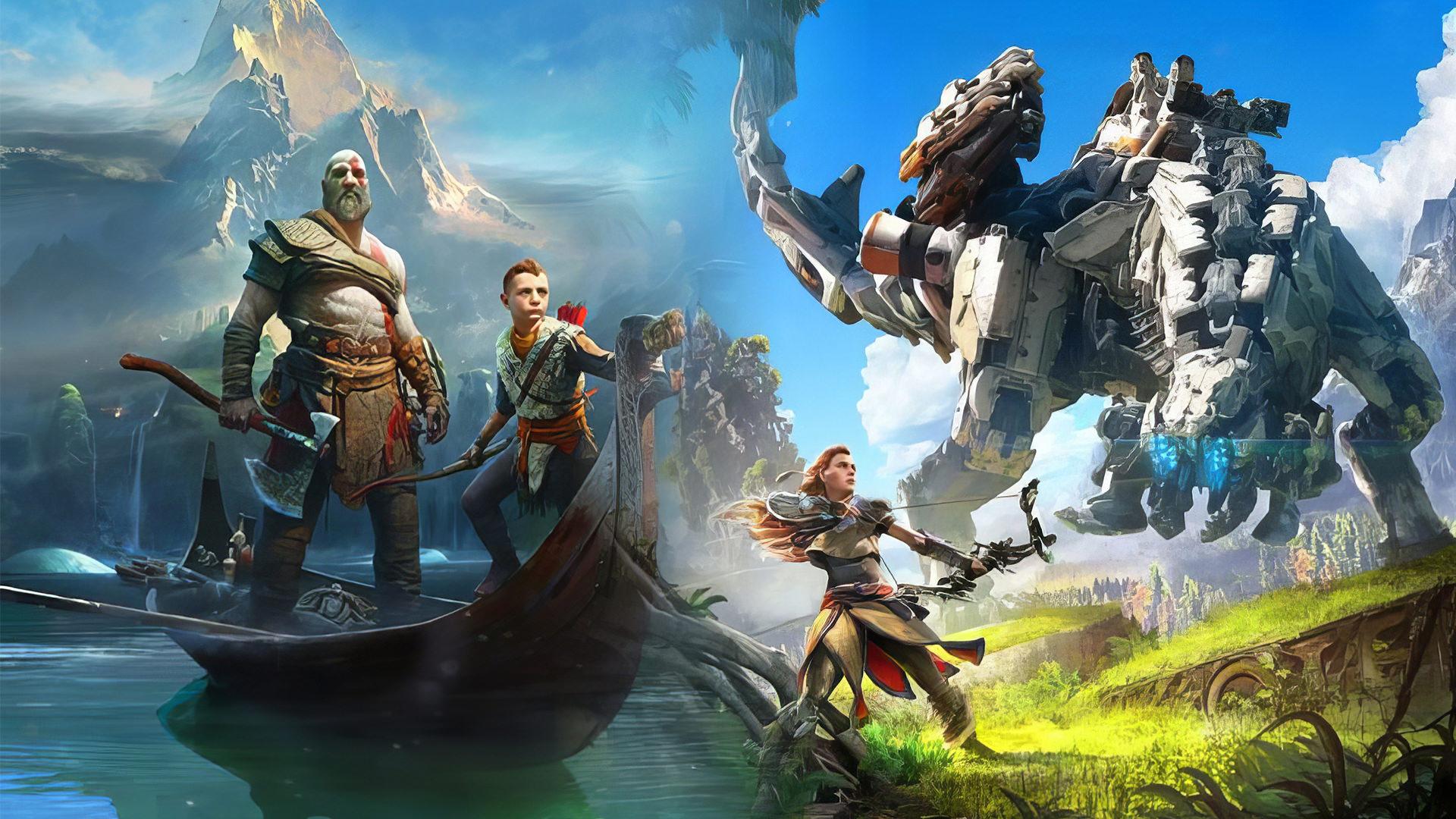 کاراکترهای محبوب بازی‌های God of War و Horizon Zero Dawn 