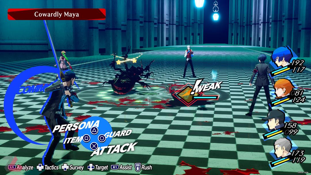 مبارزه با دشمنان در Persona 3 Reload