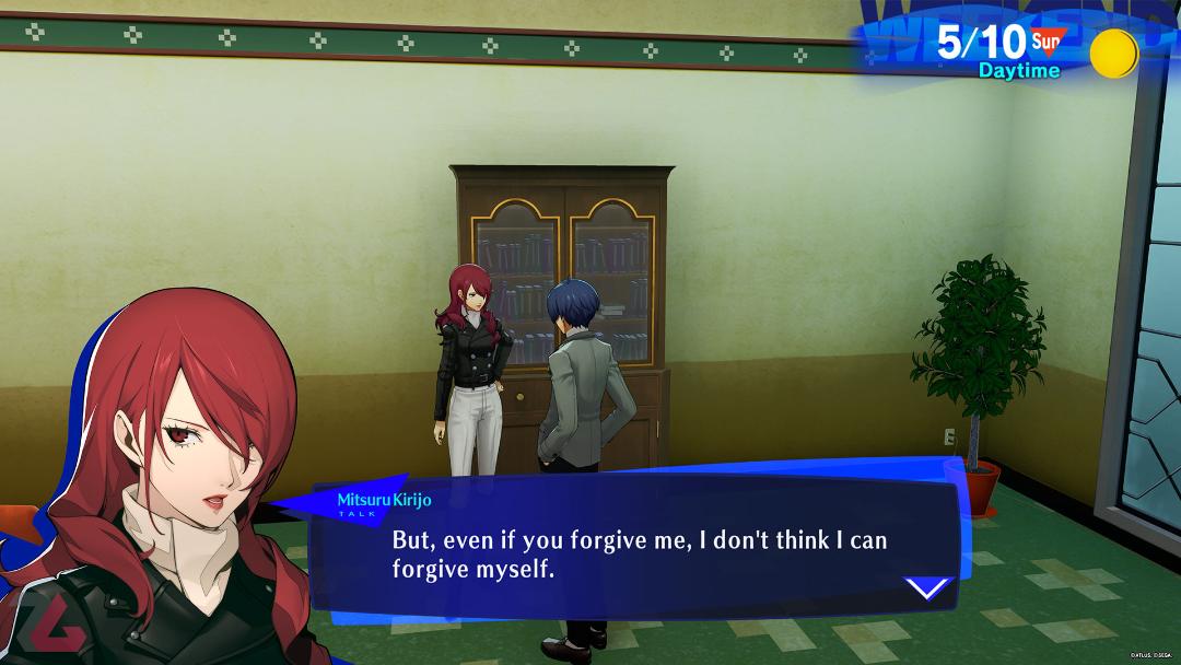 تعامل با میتسورو در بازی Persona 3 Reload