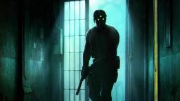 شخصیت سام فیشر (Sam Fisher) با عینک دید در شب در راهرو تاریک