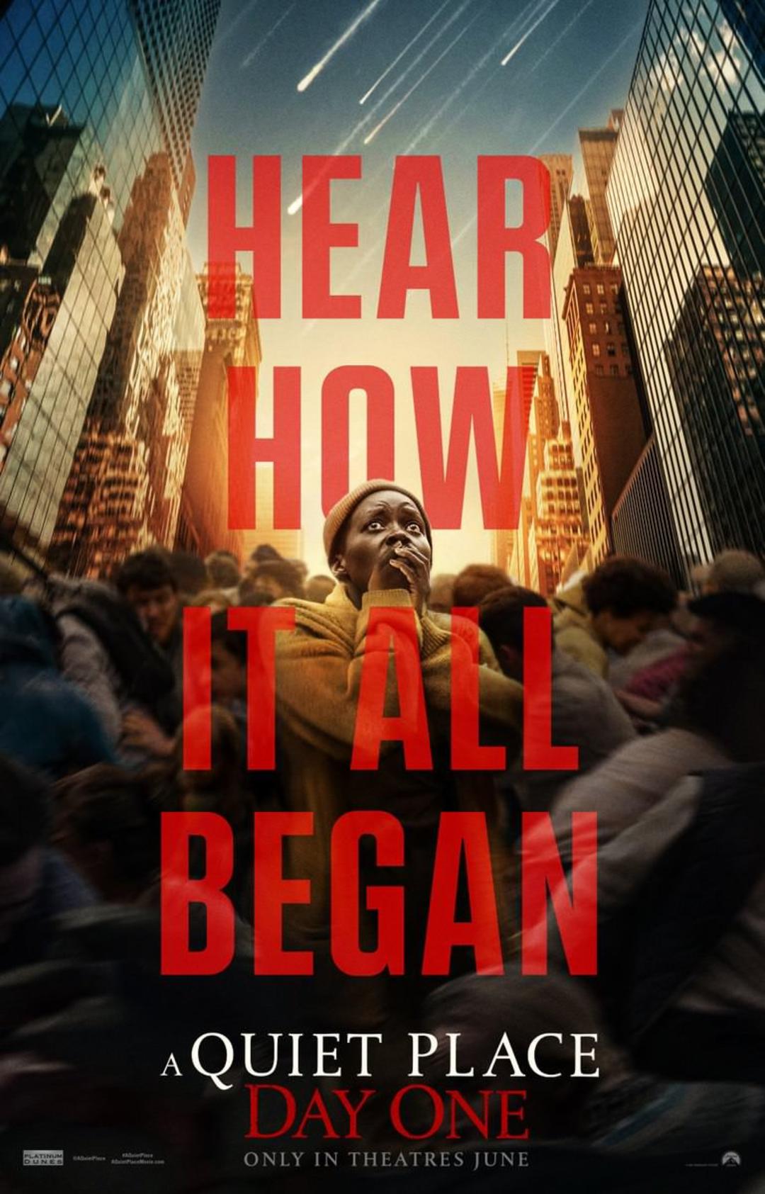 اولین پوستر فیلم A Quiet Place: Day One 