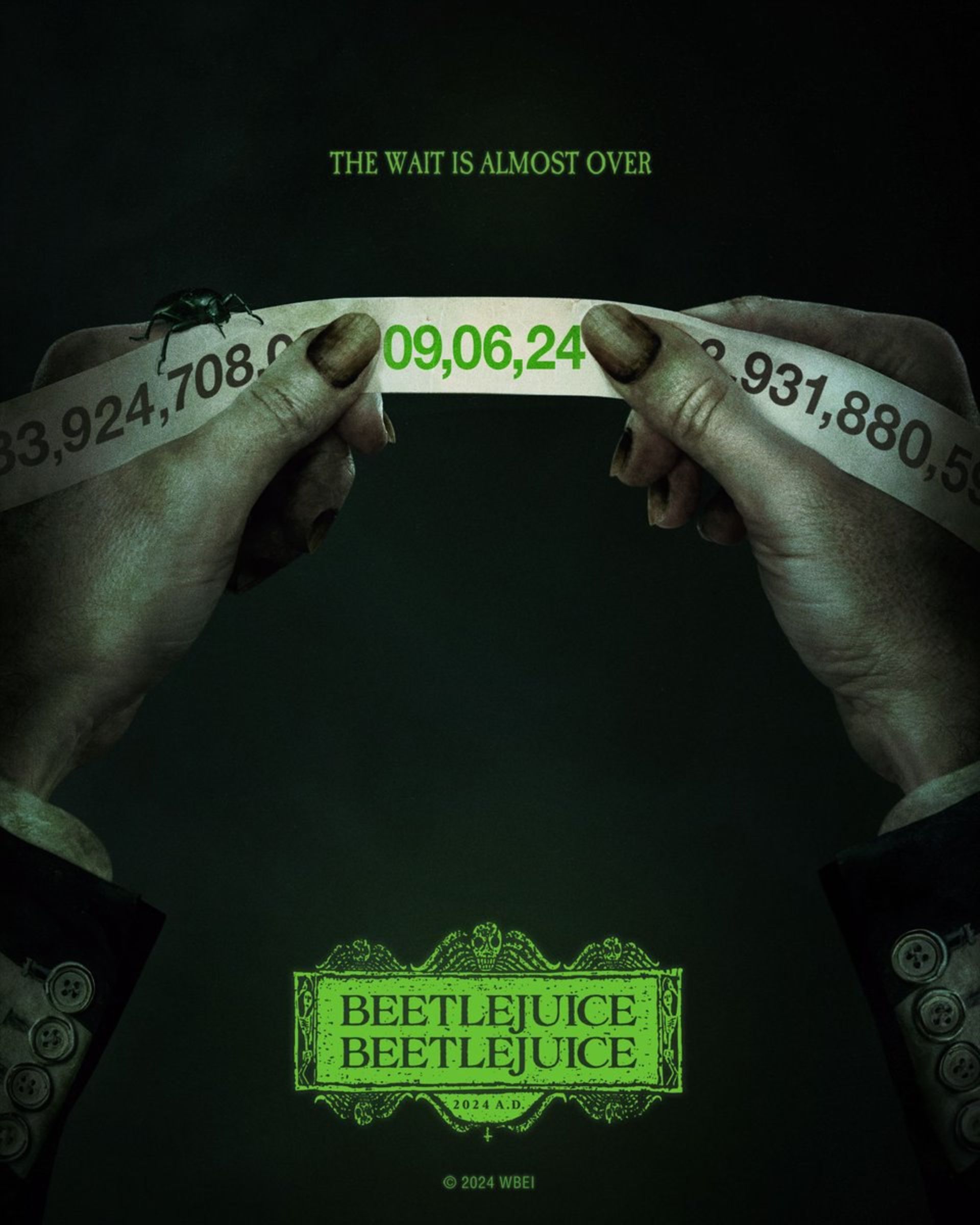 اولین پوستر فیلم Beetlejuice Beetlejuice