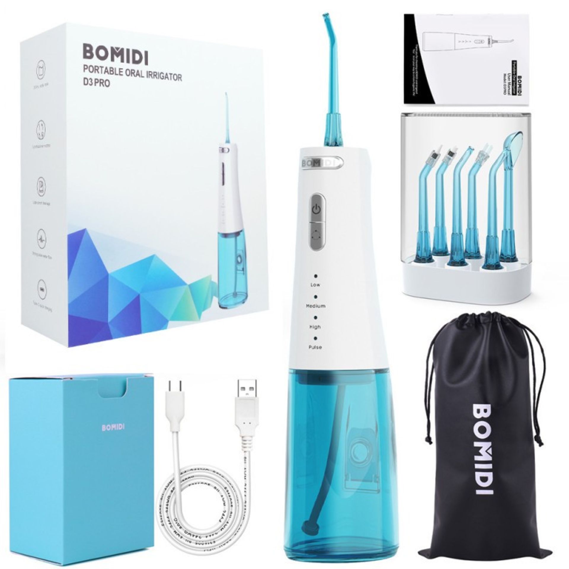 مزایای شستشو دهنده دهان و دندان بامیدی Bomidi D3 Pro