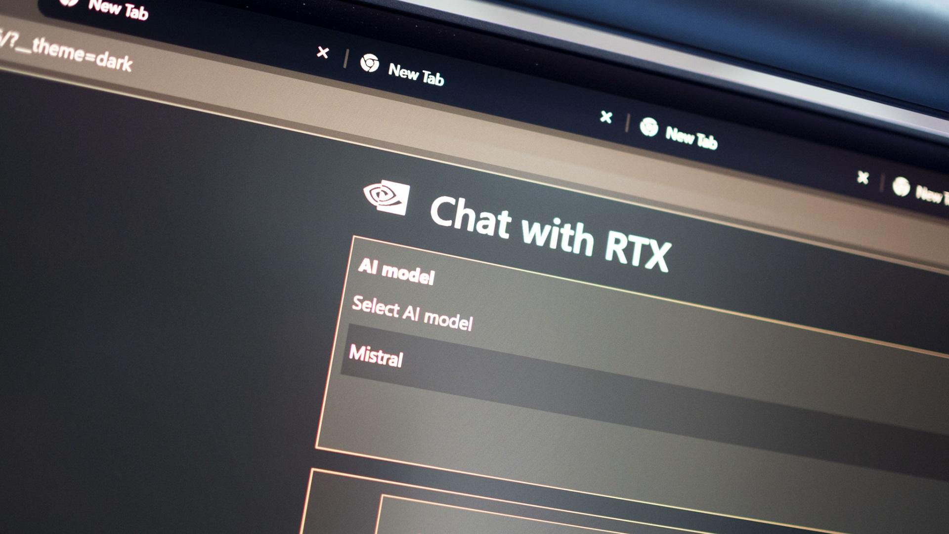چت بات هوش مصنوعی Chat With RTX