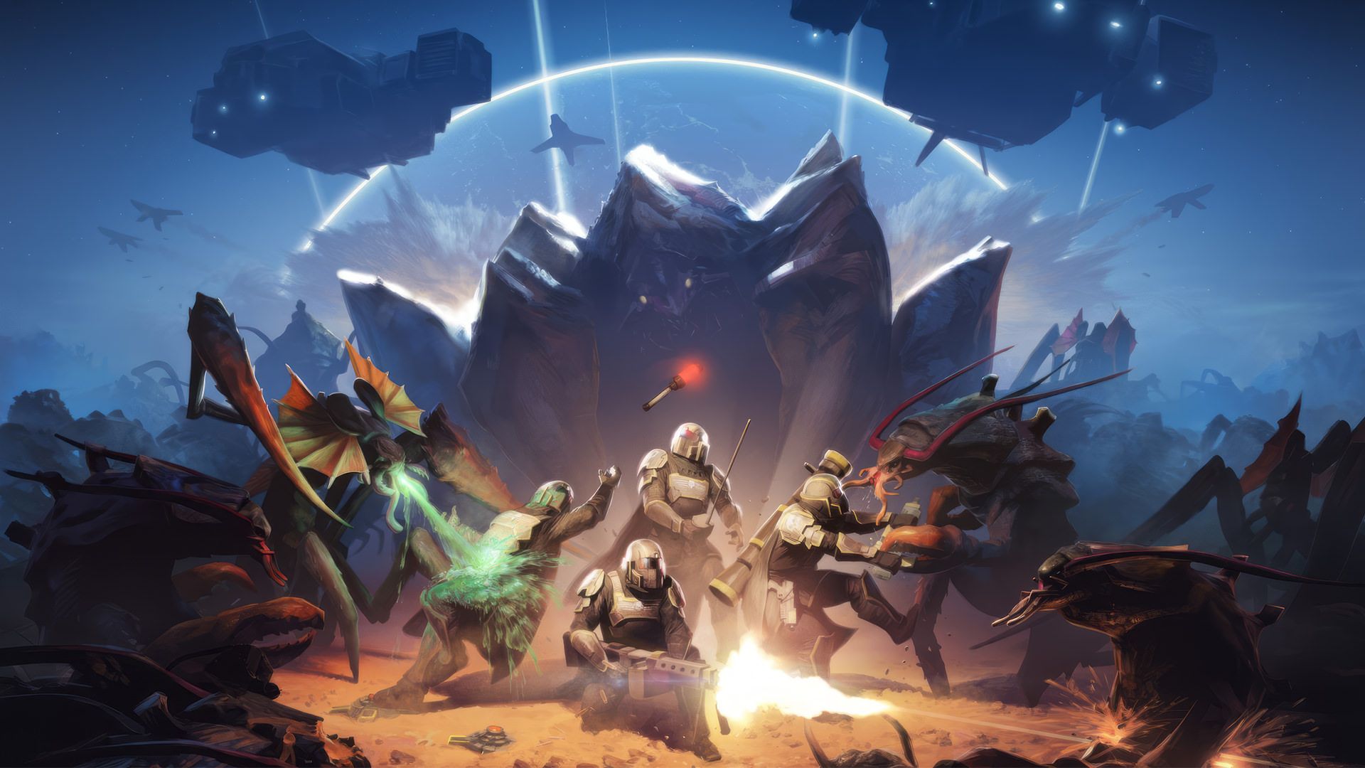 تلاش برای آزادی در بازی Helldivers 2 