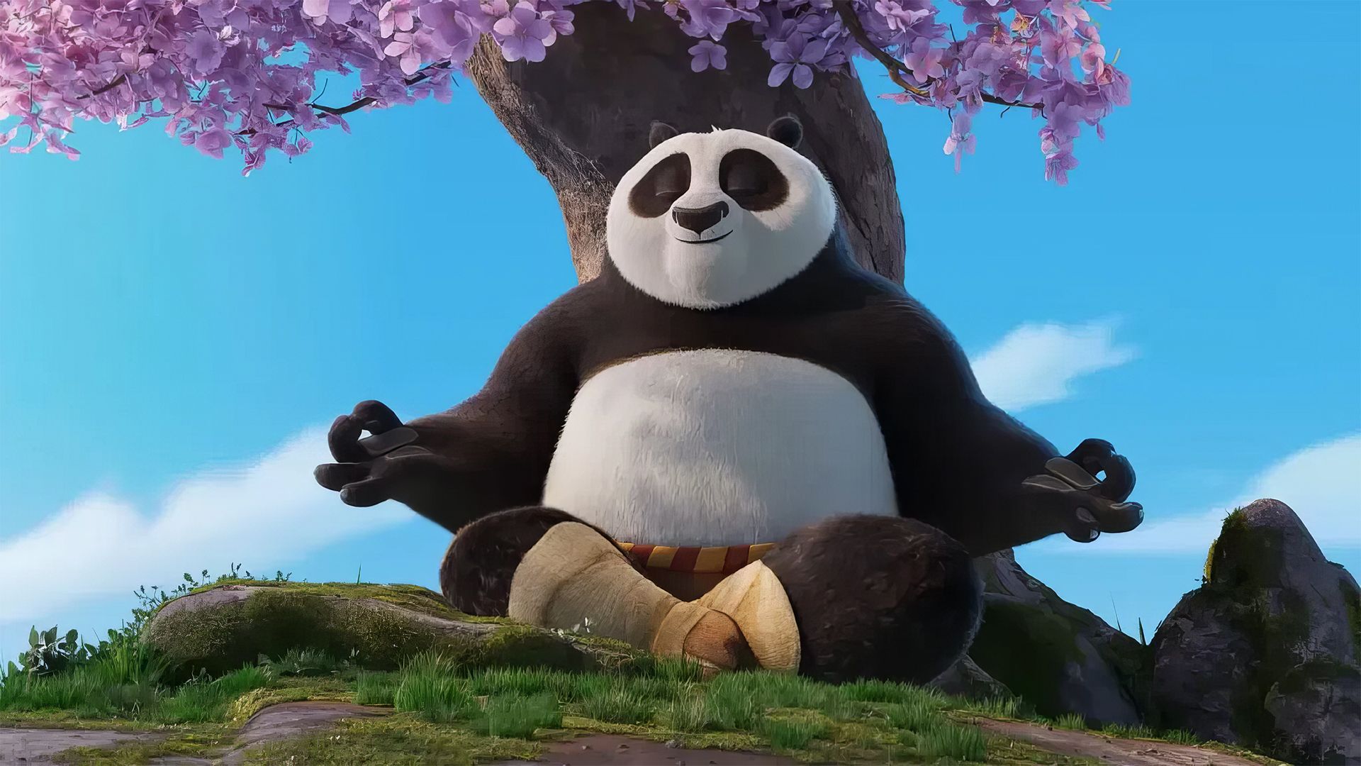 جلسه مراقبه پو در انیمیشن Kung Fu Panda 4
