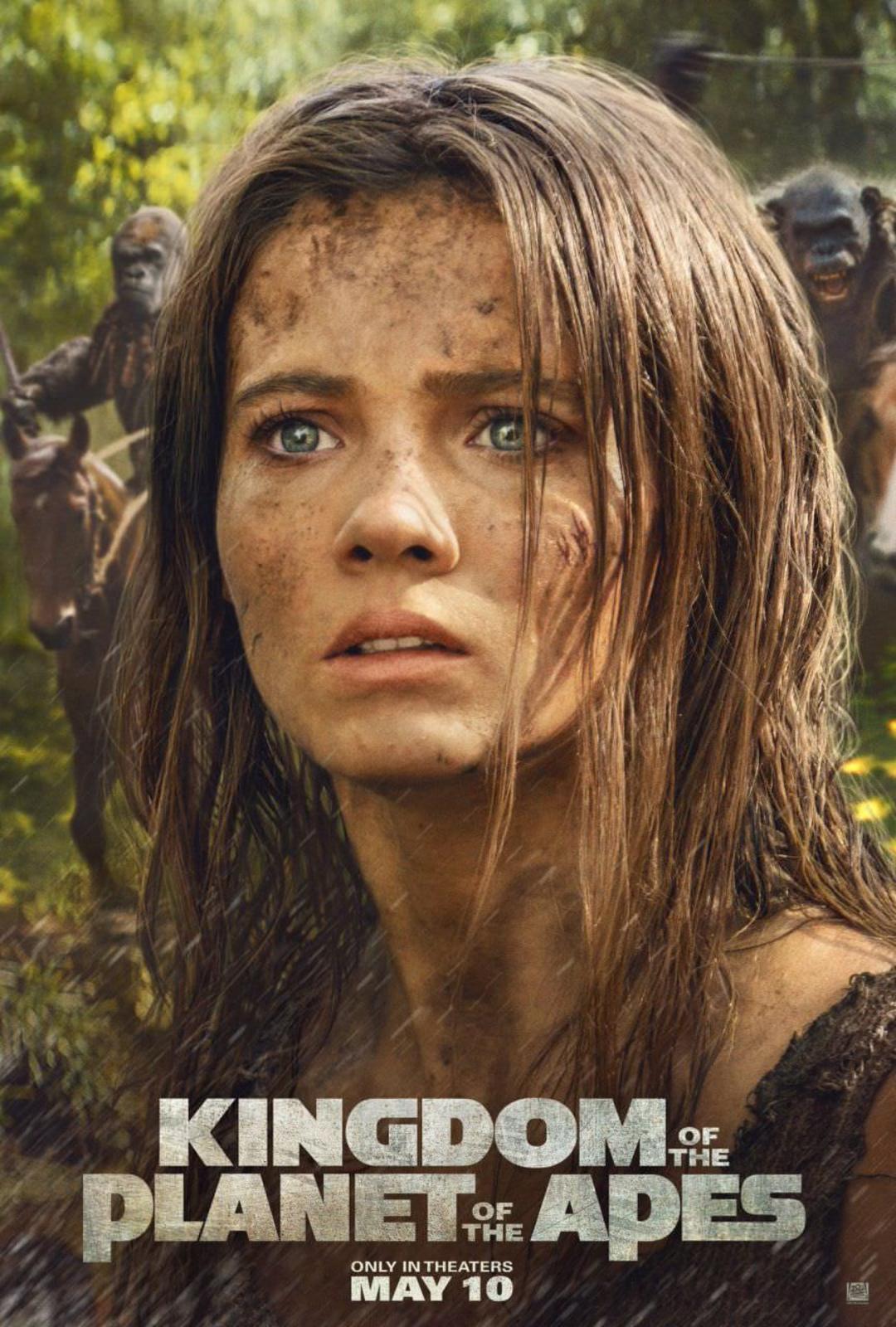 پوستر نوا با بازی فریا آلن در فیلم Kingdom of the Planet of the Apes