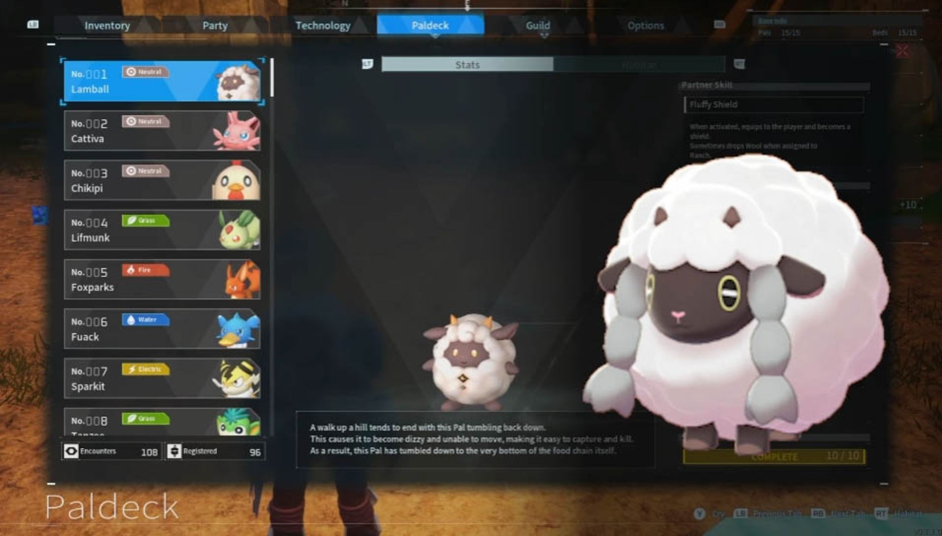 تشابه کاراکتر Lamball بازی Palworld با شخصیت Wooloo دنیای پوکمون