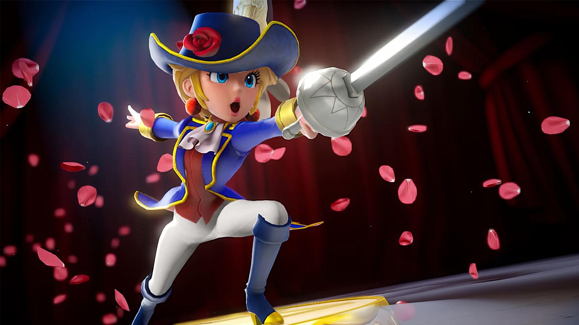 مبارزه پرنسس پیچ در بازی Princess Peach: Showtime 