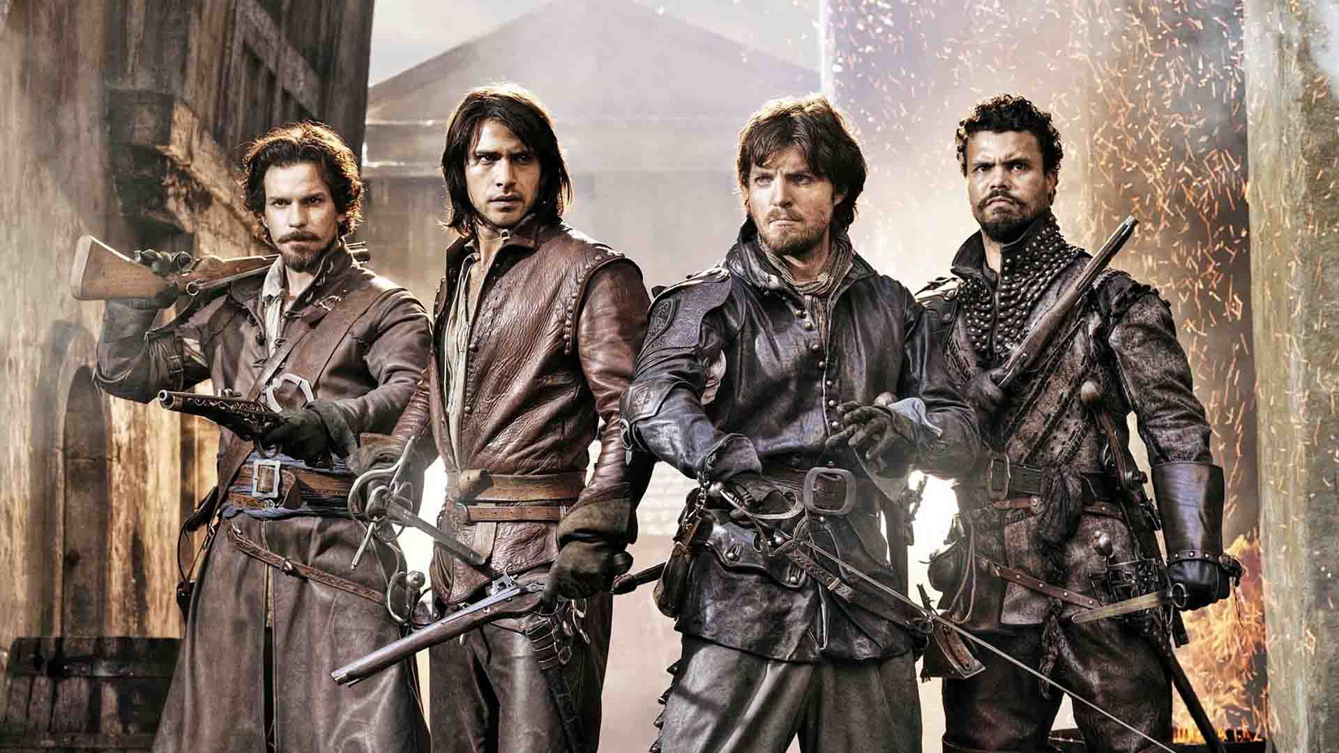 شخصیت‌های اصلی سریال The Musketeers در کنار هم