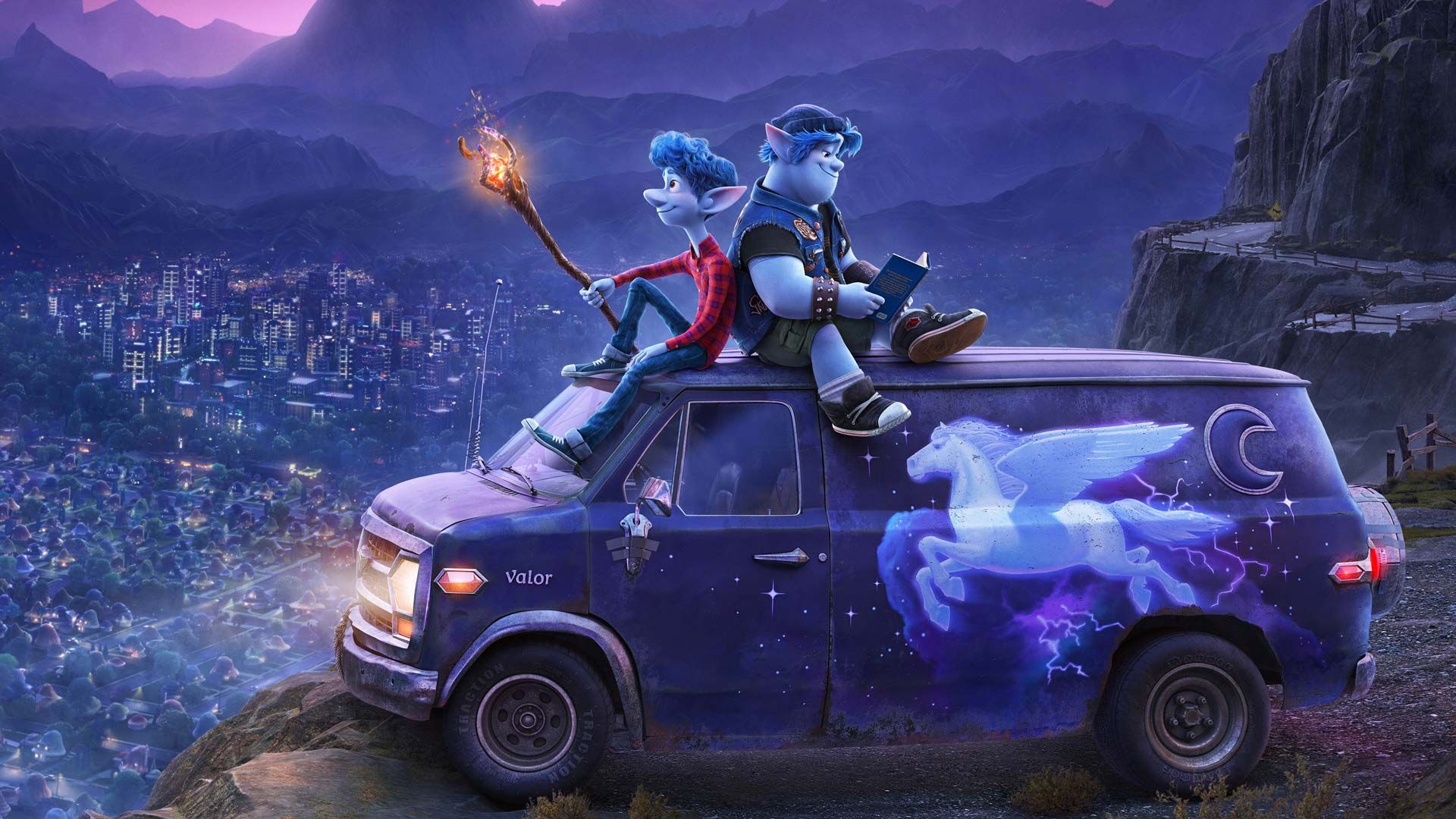 2024-2-unward-two-brothers-blue-skin-sitting-on-car-under-moonlight