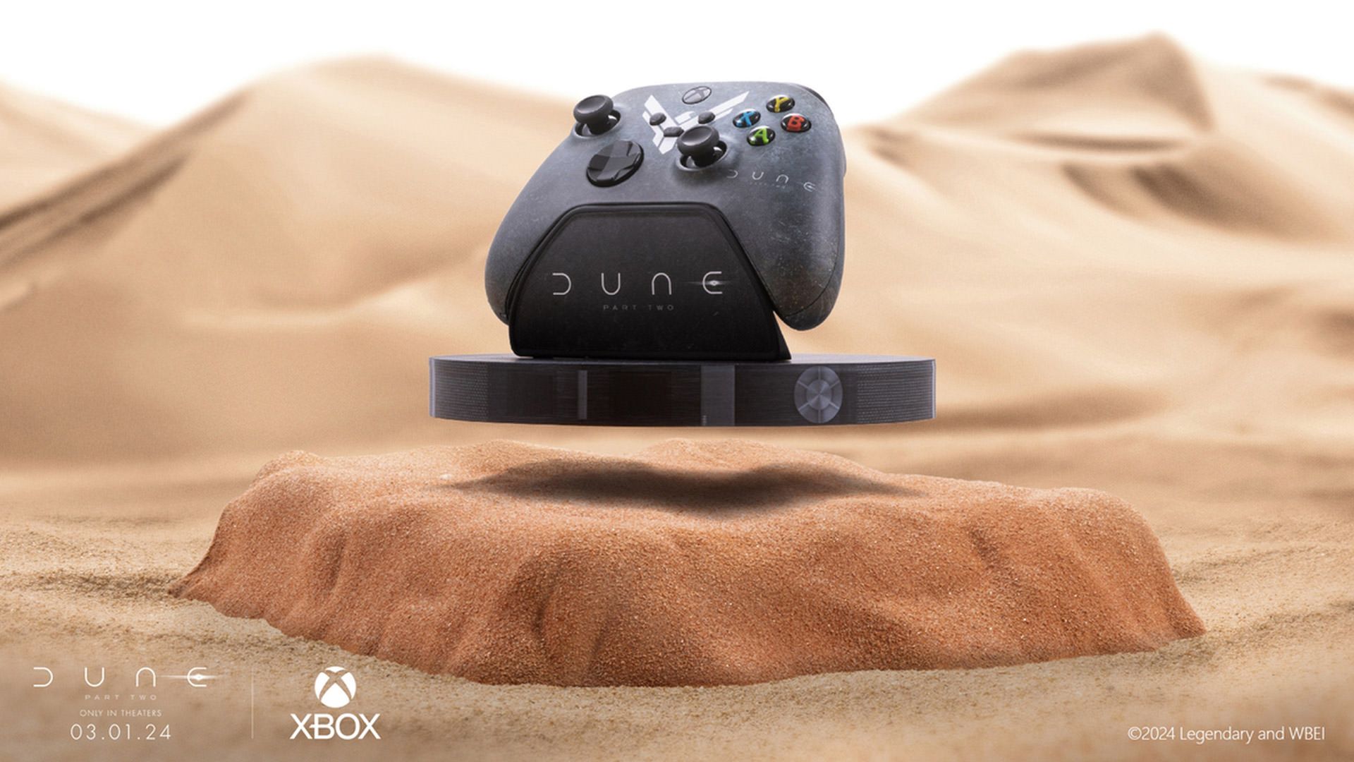 کنترلر معلق ایکس باکس در همکاری با فیلم Dune
