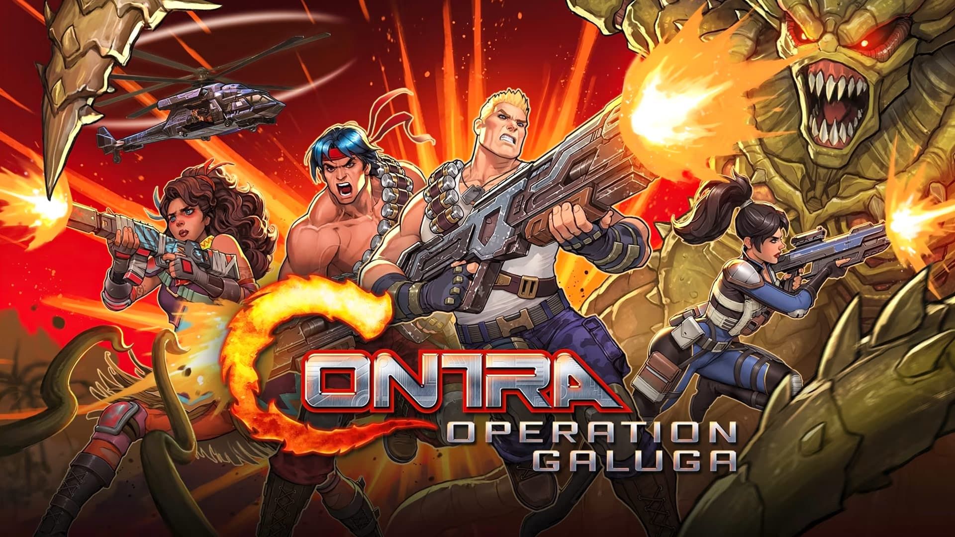 پوستر شخصیت‌های بازی Contra: Operation Galuga