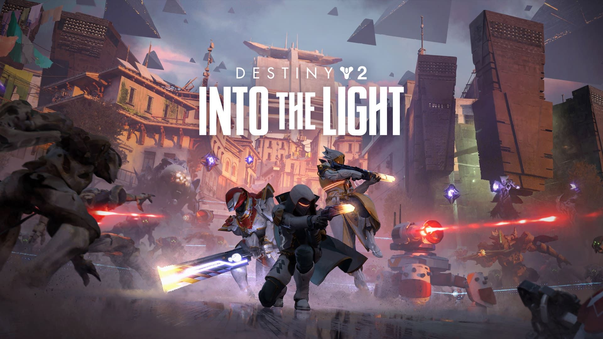 تصویر هنری Destiny 2: Into the Light و حمله به آخرین شهر