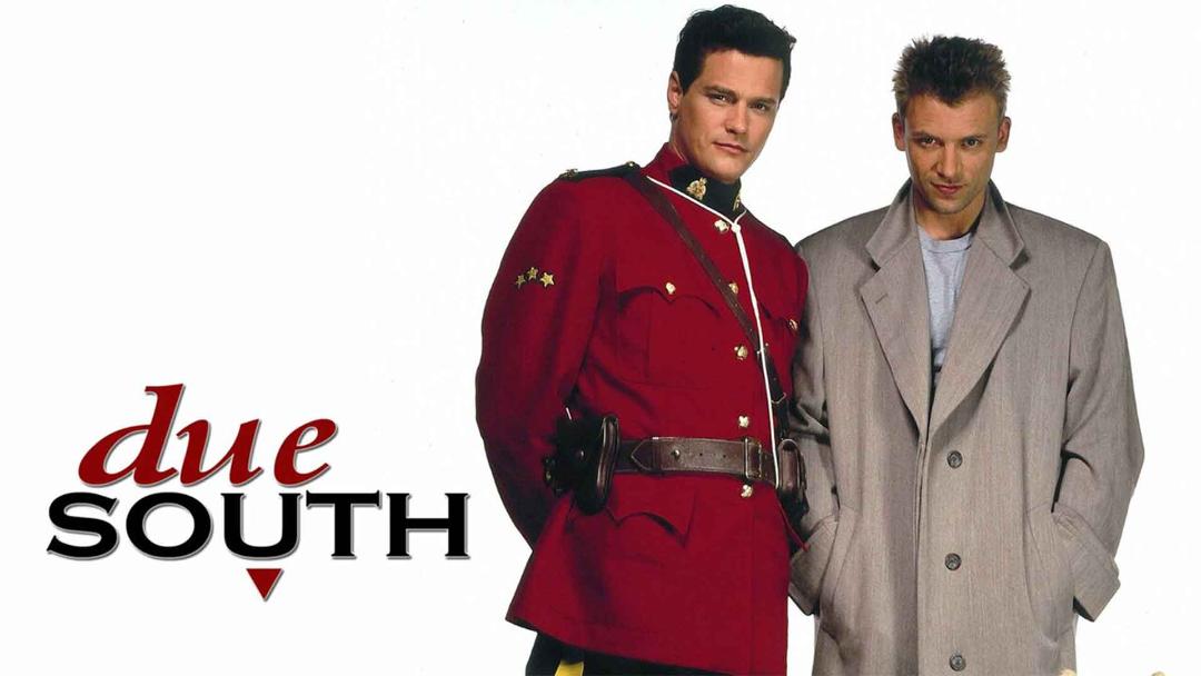 دو بازیگر اصلی سریال Due South به کارگردانی پل هگیس