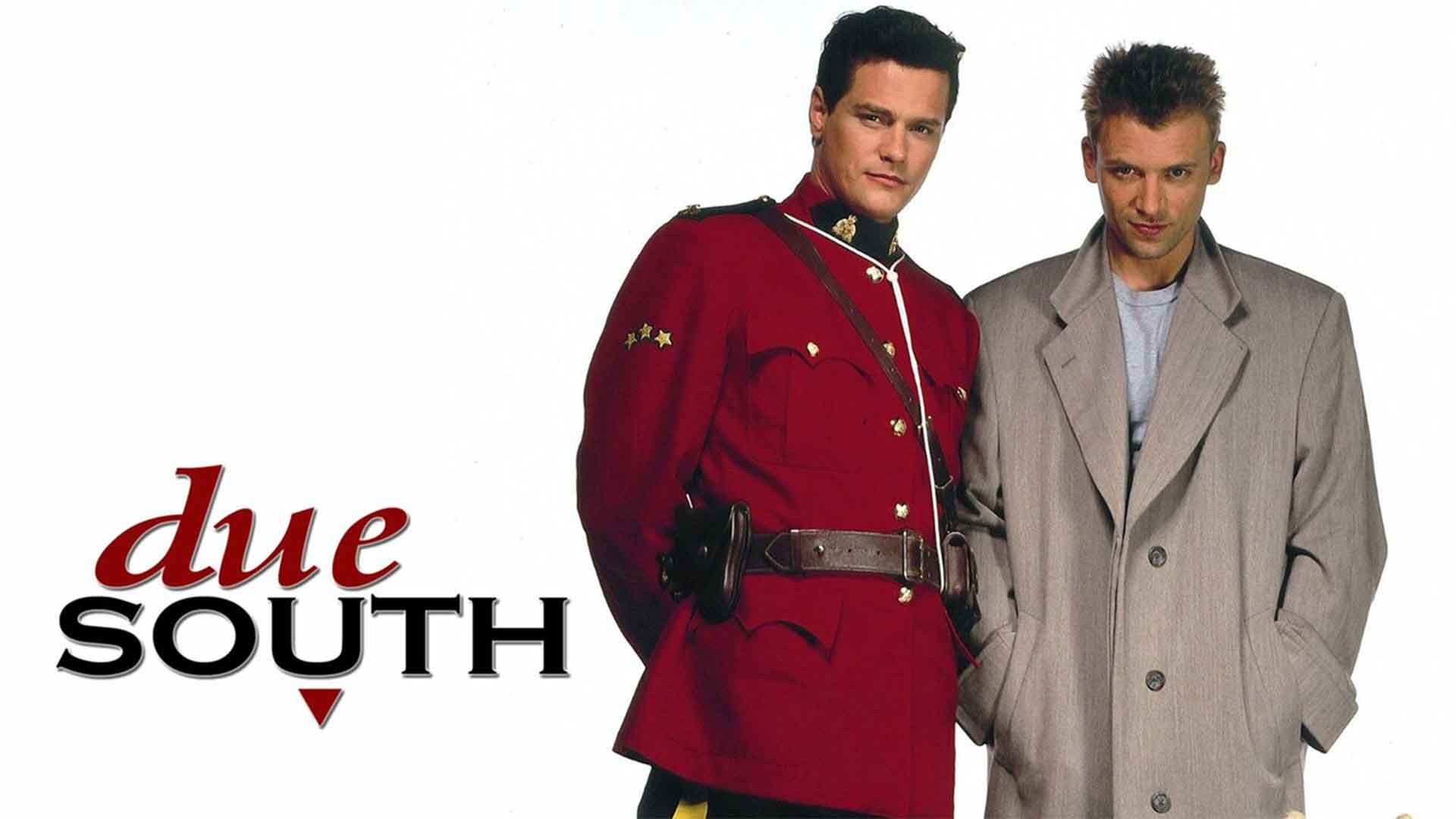 دو بازیگر اصلی سریال Due South به کارگردانی پل هگیس