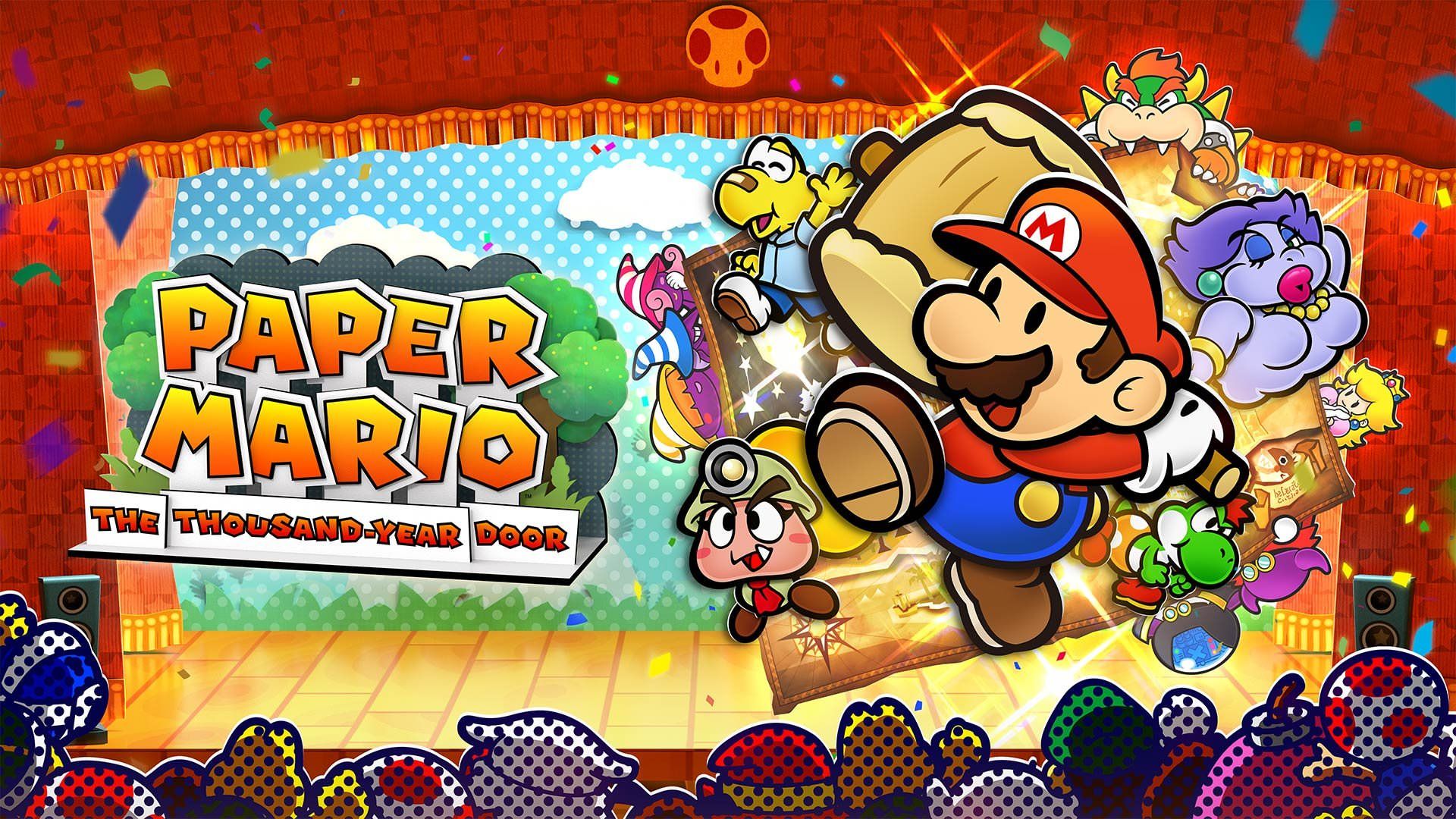 ماریو در جست‌وجوی گنج در بازی Paper Mario: The Thousand-Year Door