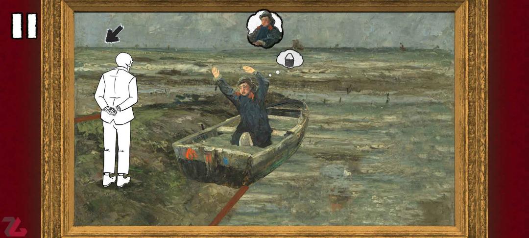 چالش اول بازی Please Touch The Artwork 2