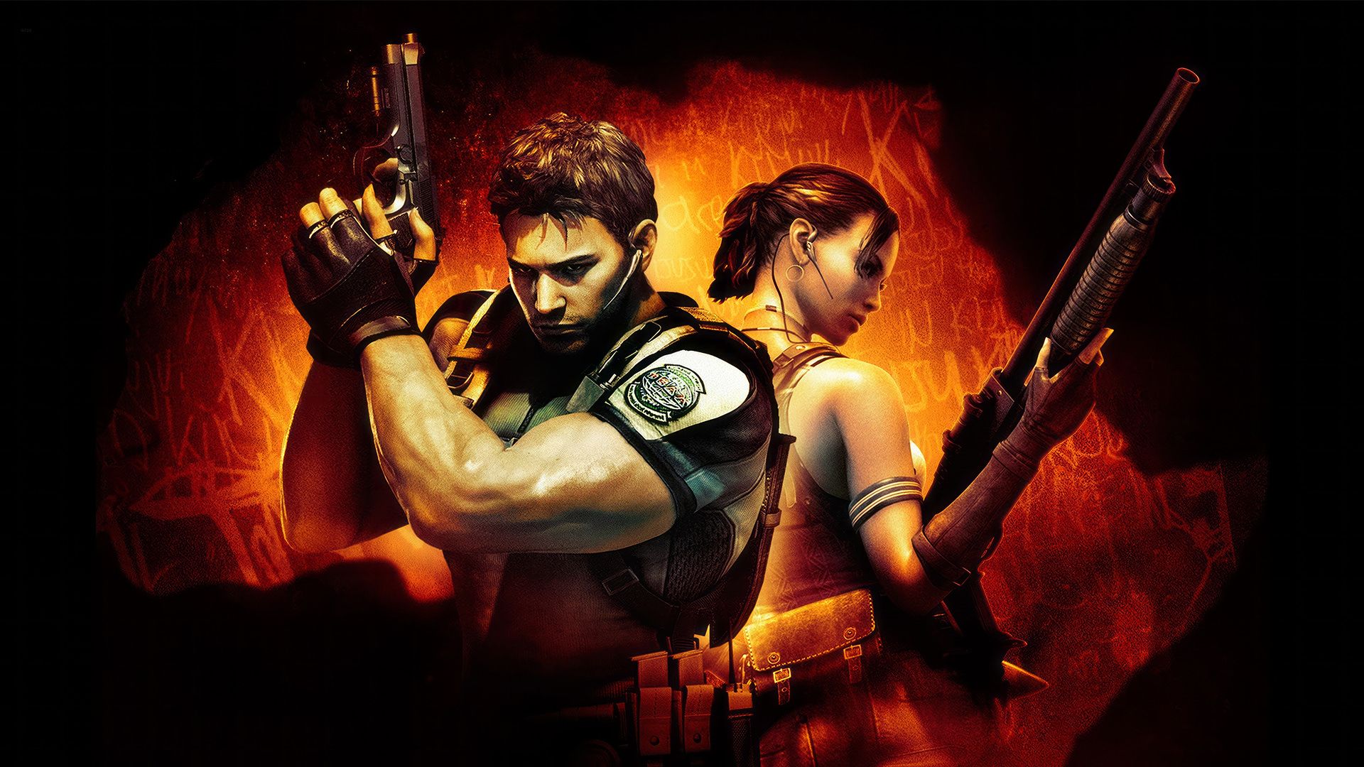 مقابله کاراکترهای اصلی Resident Evil 5 با زامبی‌ها