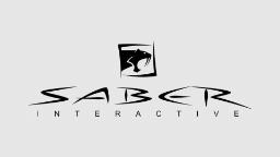 لوگوی سیبر اینتراکتیو / Saber Interactive در زمینه روشن