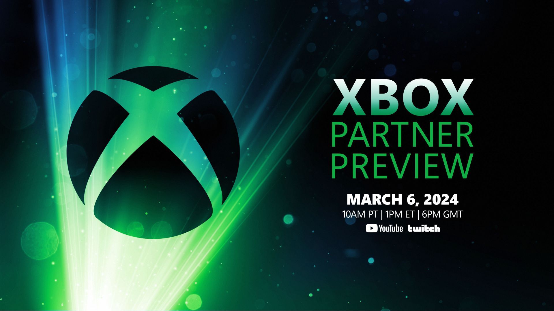 پوستر شوکیس ایکس باکس با نام Xbox Partner Preview در ماه مارس ۲۰۲۴