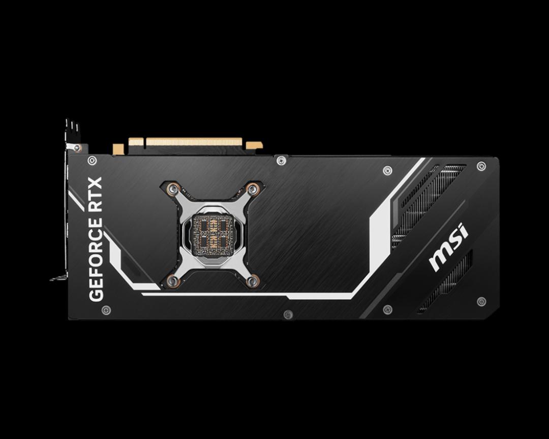 نمای پشتی کارت گرافیک MSI GeForce RTX 4090D Ventus 3X