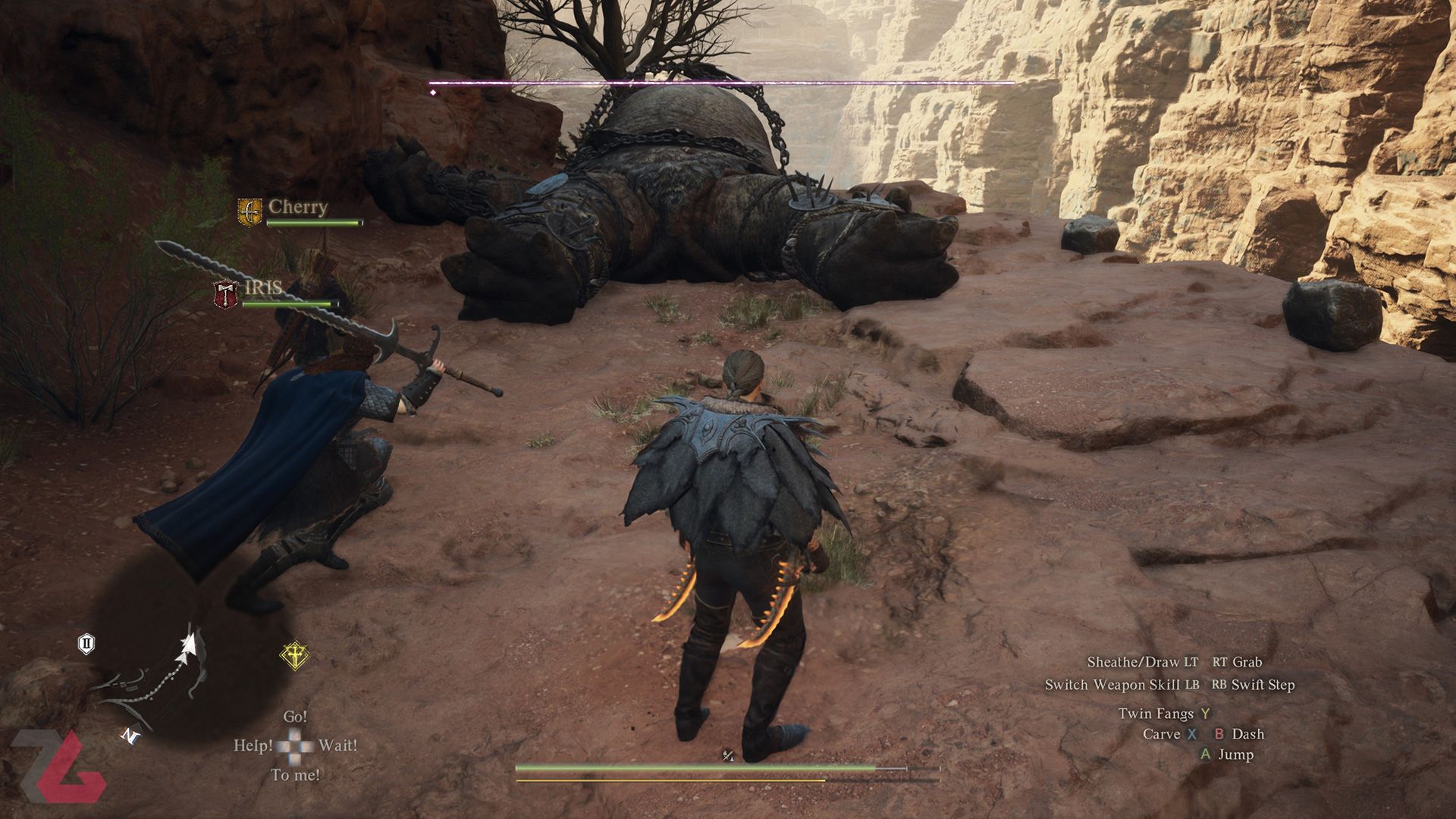 غافل‌گیر کردن ترول در بازی Dragon's Dogma 2